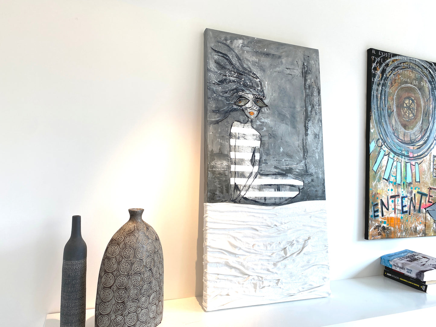 La Fille à la Fenêtre - 100 x 50 cm