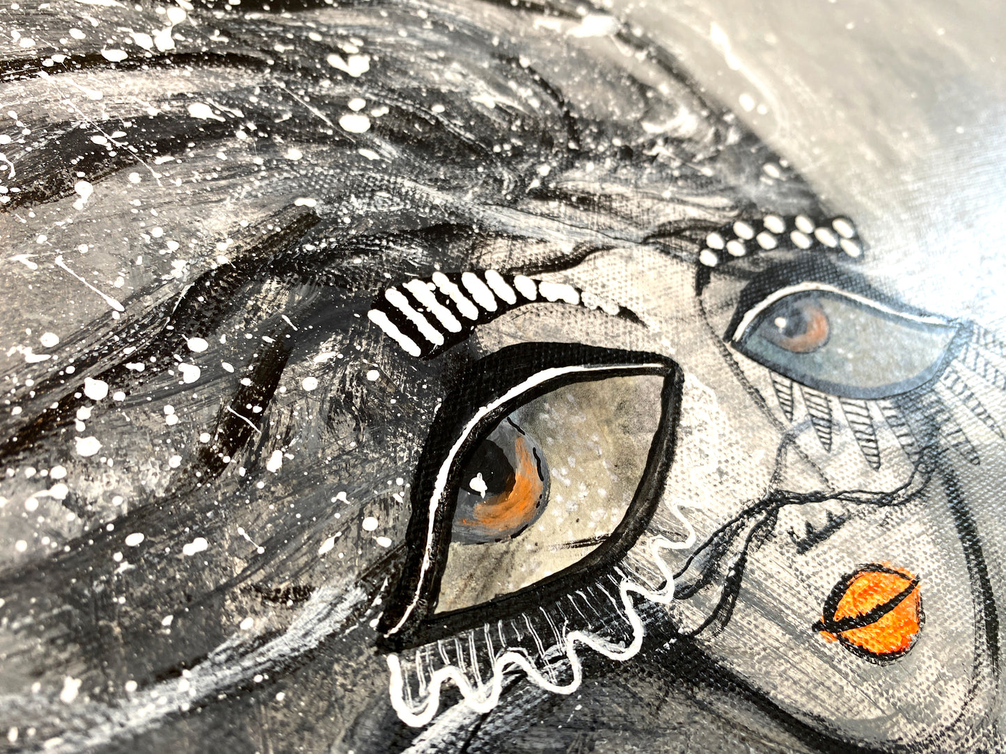 La Fille à la Fenêtre - 100 x 50 cm