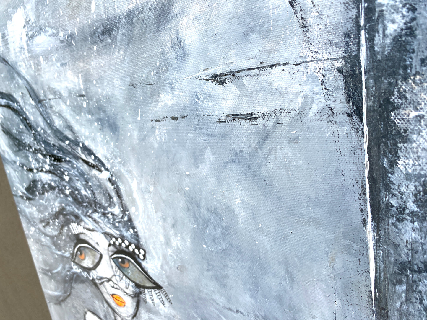 La Fille à la Fenêtre - 100 x 50 cm