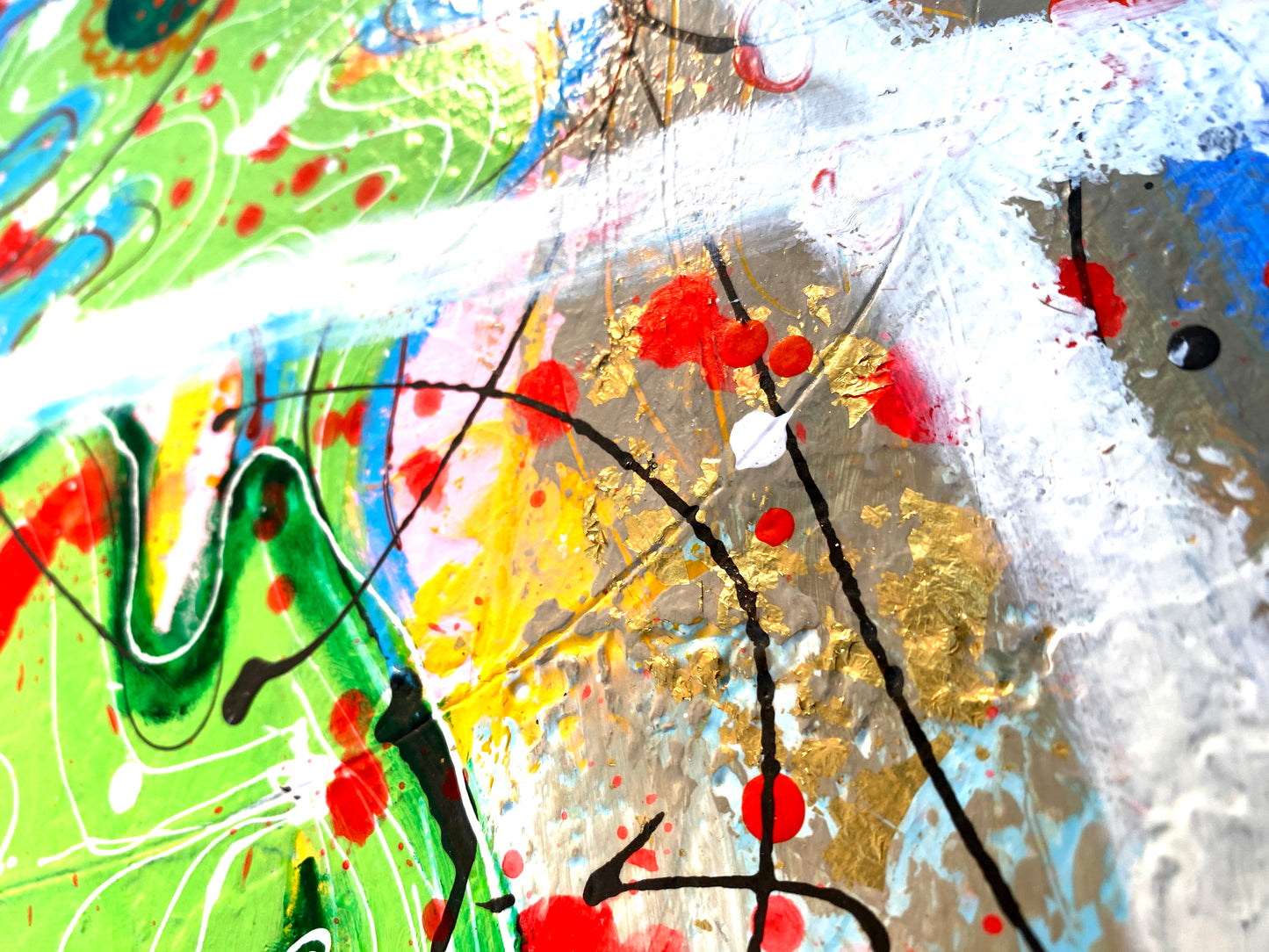 Fleurs, Petit Bonheur du Matin - 130 x 97 cm