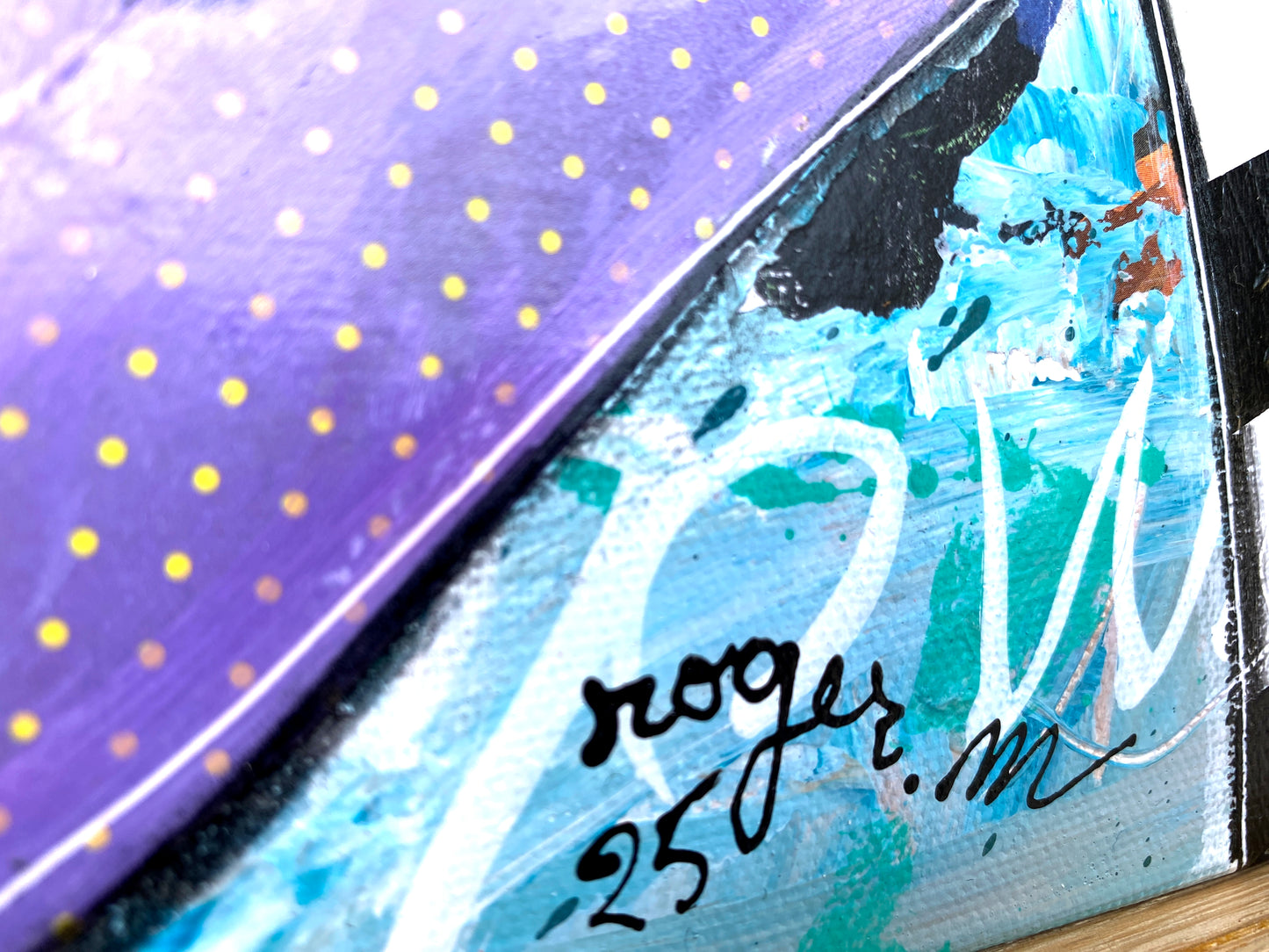 La Petite Fille qu'elle a été - 40 x 40 cm