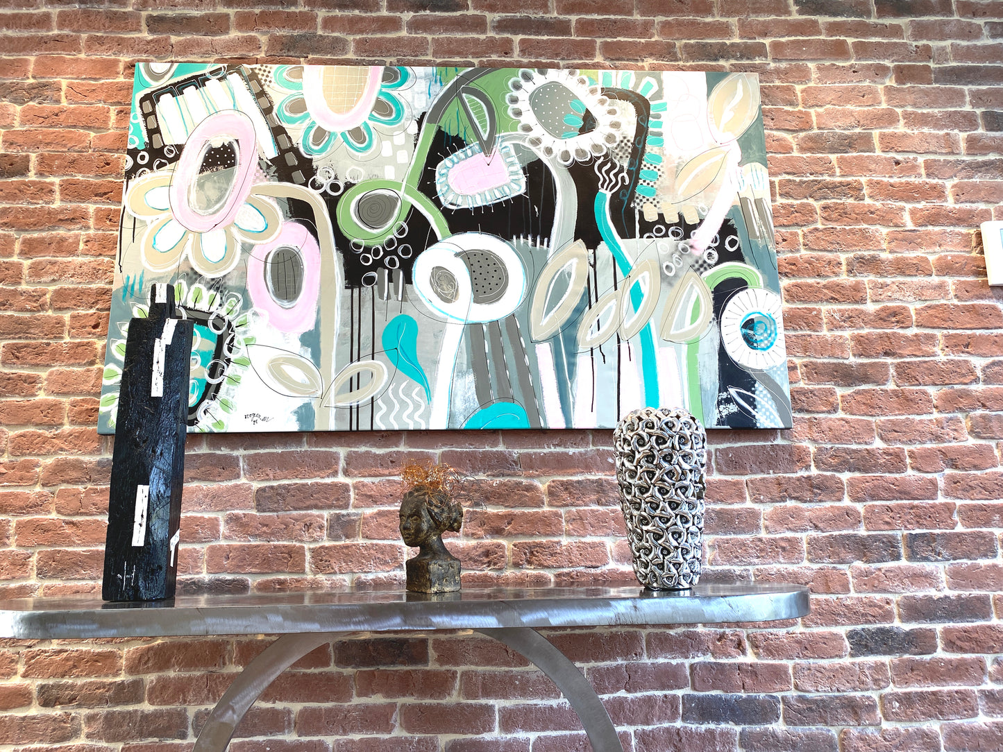 Un jardin comme une Vrille - 150 X 85 cm