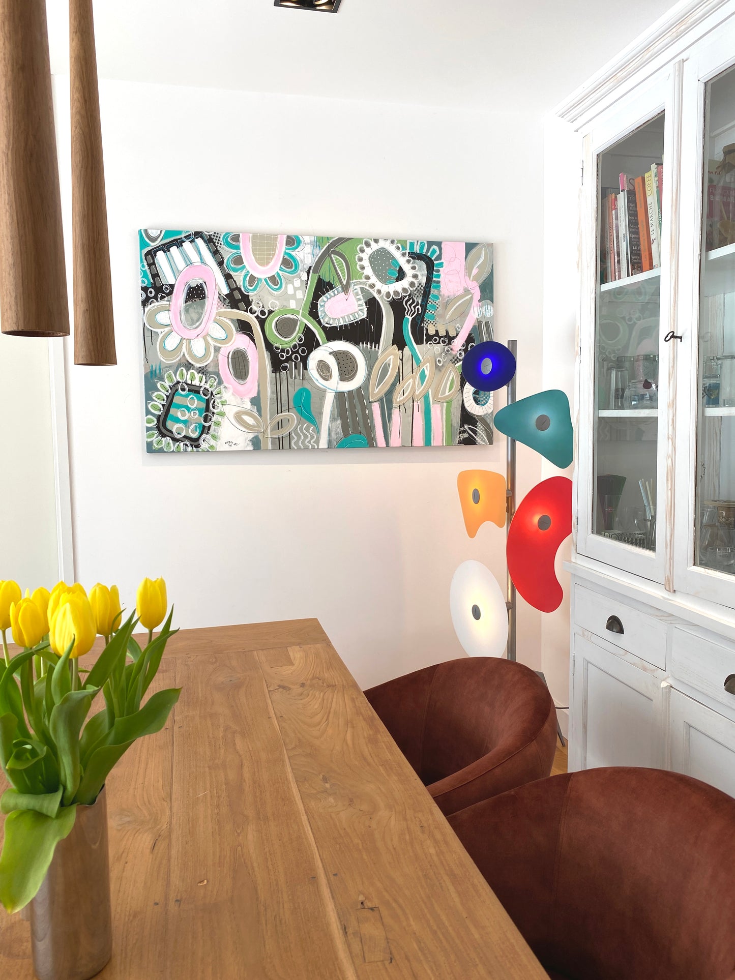 Un jardin comme une Vrille - 150 X 85 cm