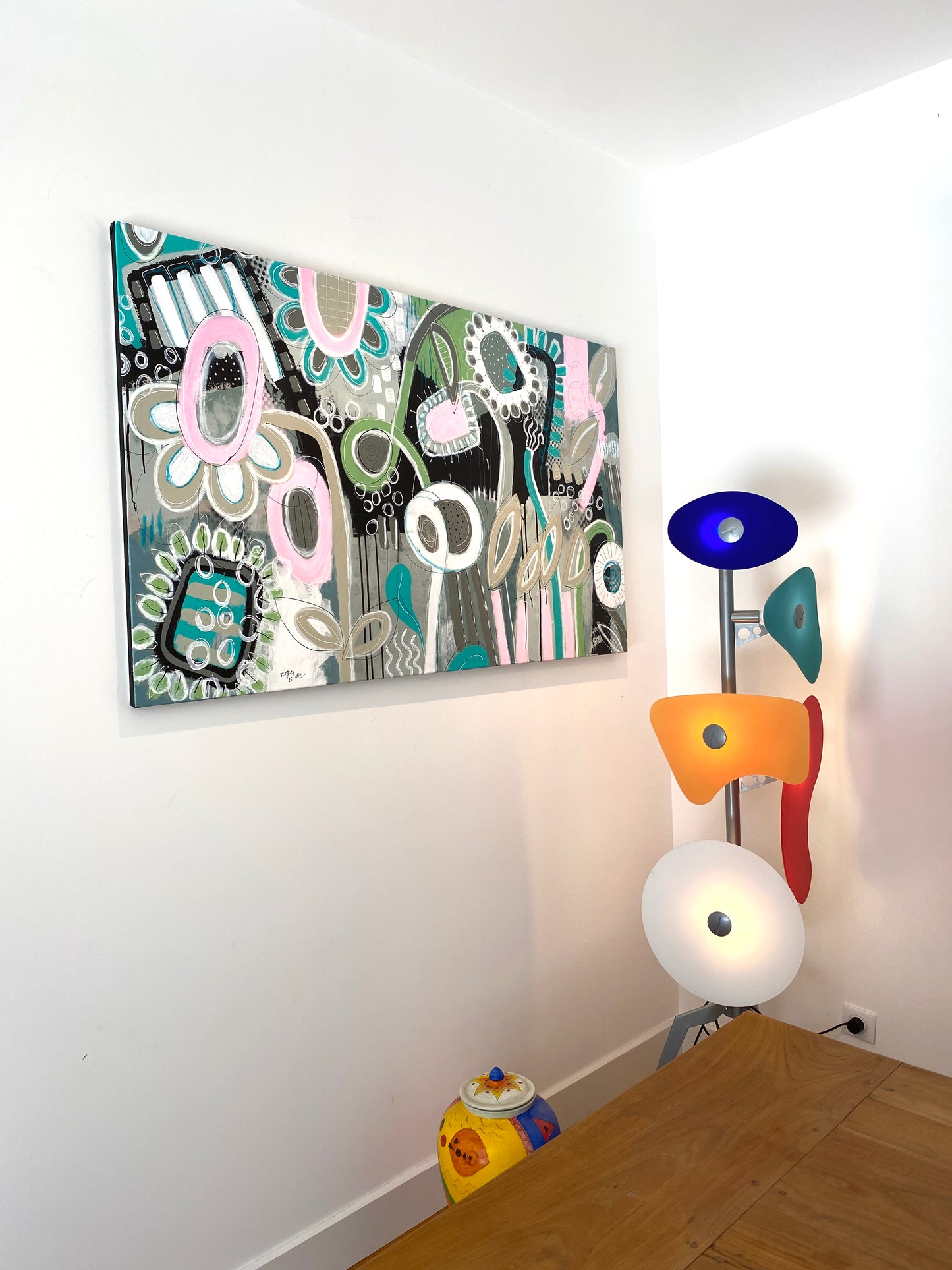 Un jardin comme une Vrille - 150 X 85 cm