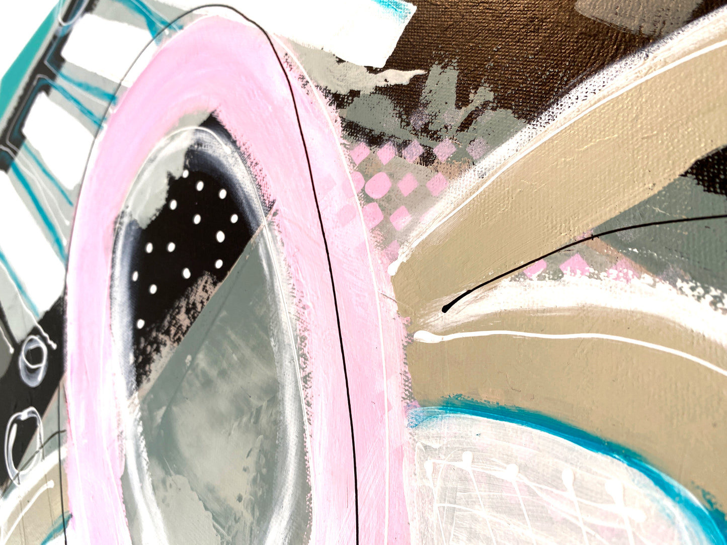 Un jardin comme une Vrille - 150 X 85 cm