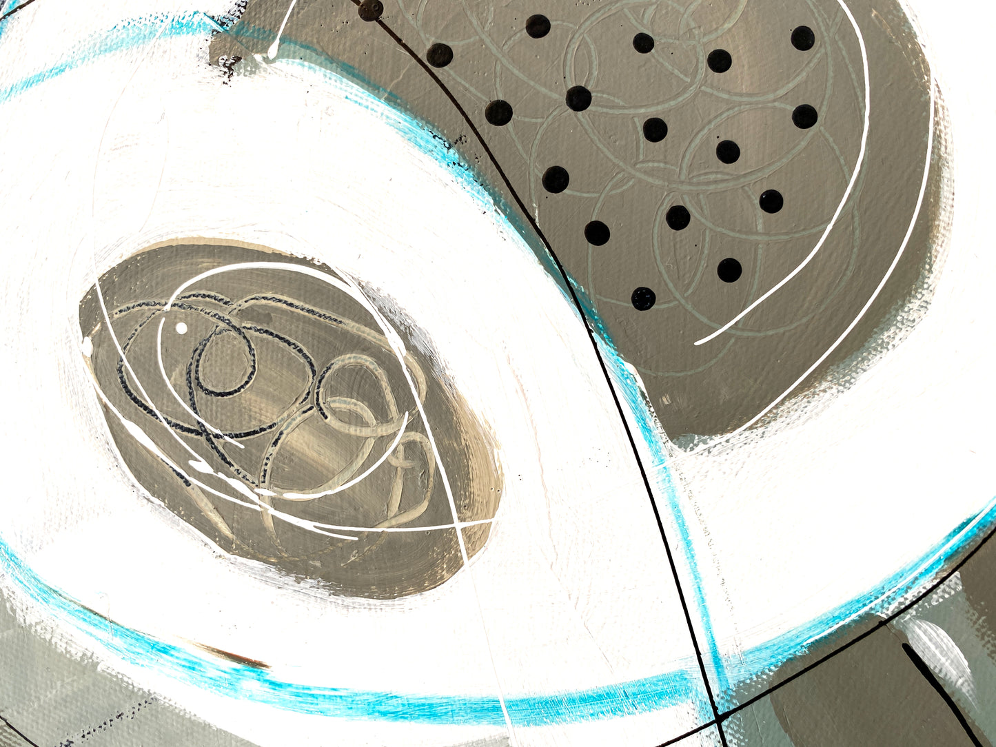 Un jardin comme une Vrille - 150 X 85 cm