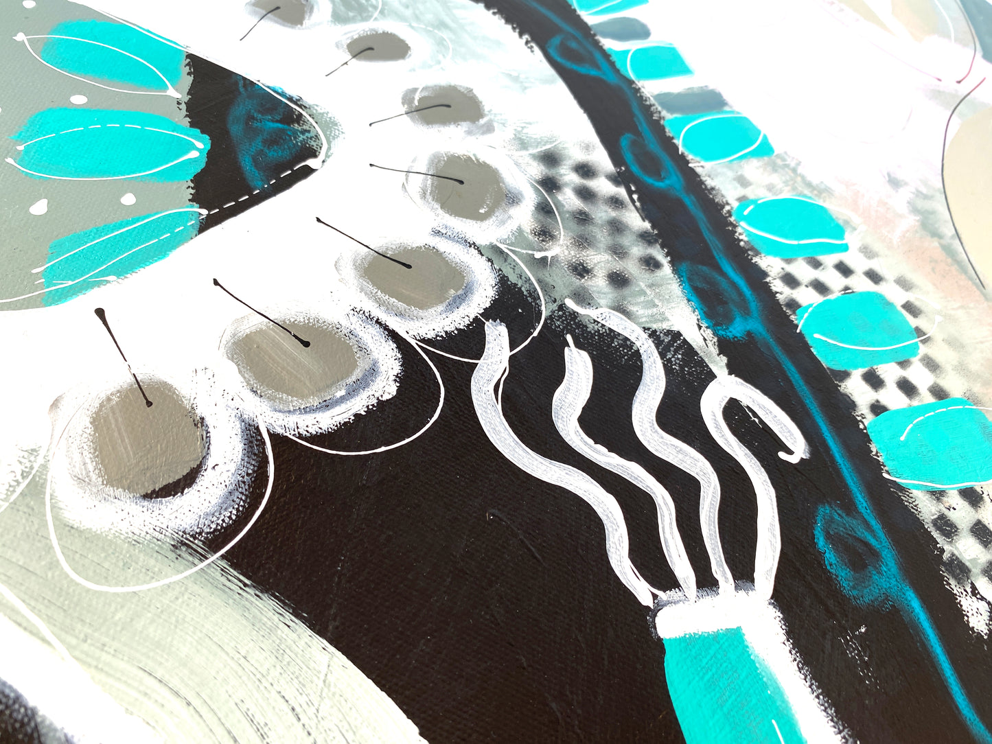 Un jardin comme une Vrille - 150 X 85 cm