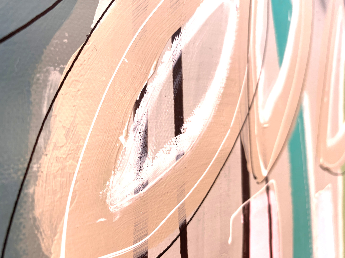 Un jardin comme une Vrille - 150 X 85 cm