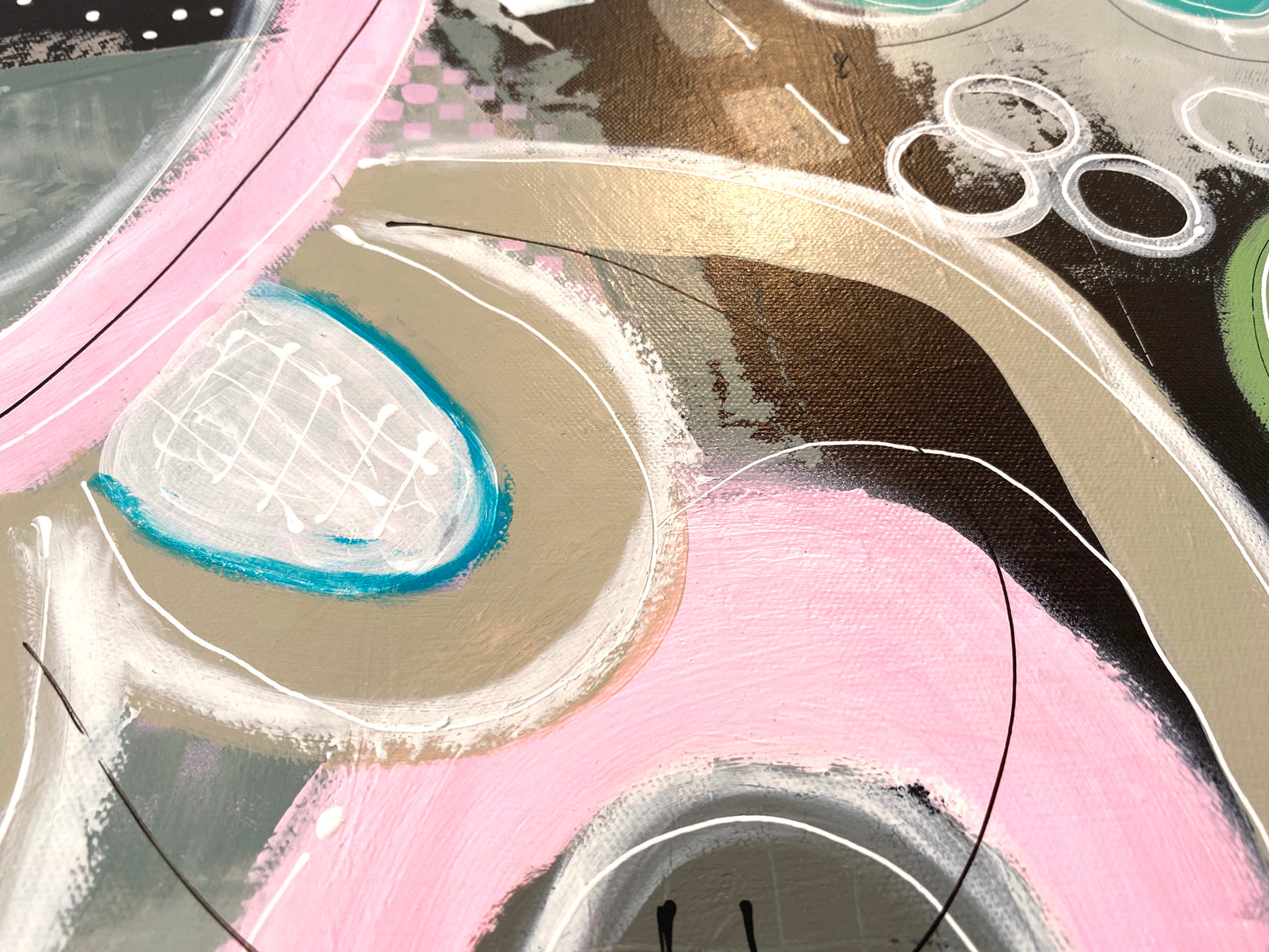 Un jardin comme une Vrille - 150 X 85 cm