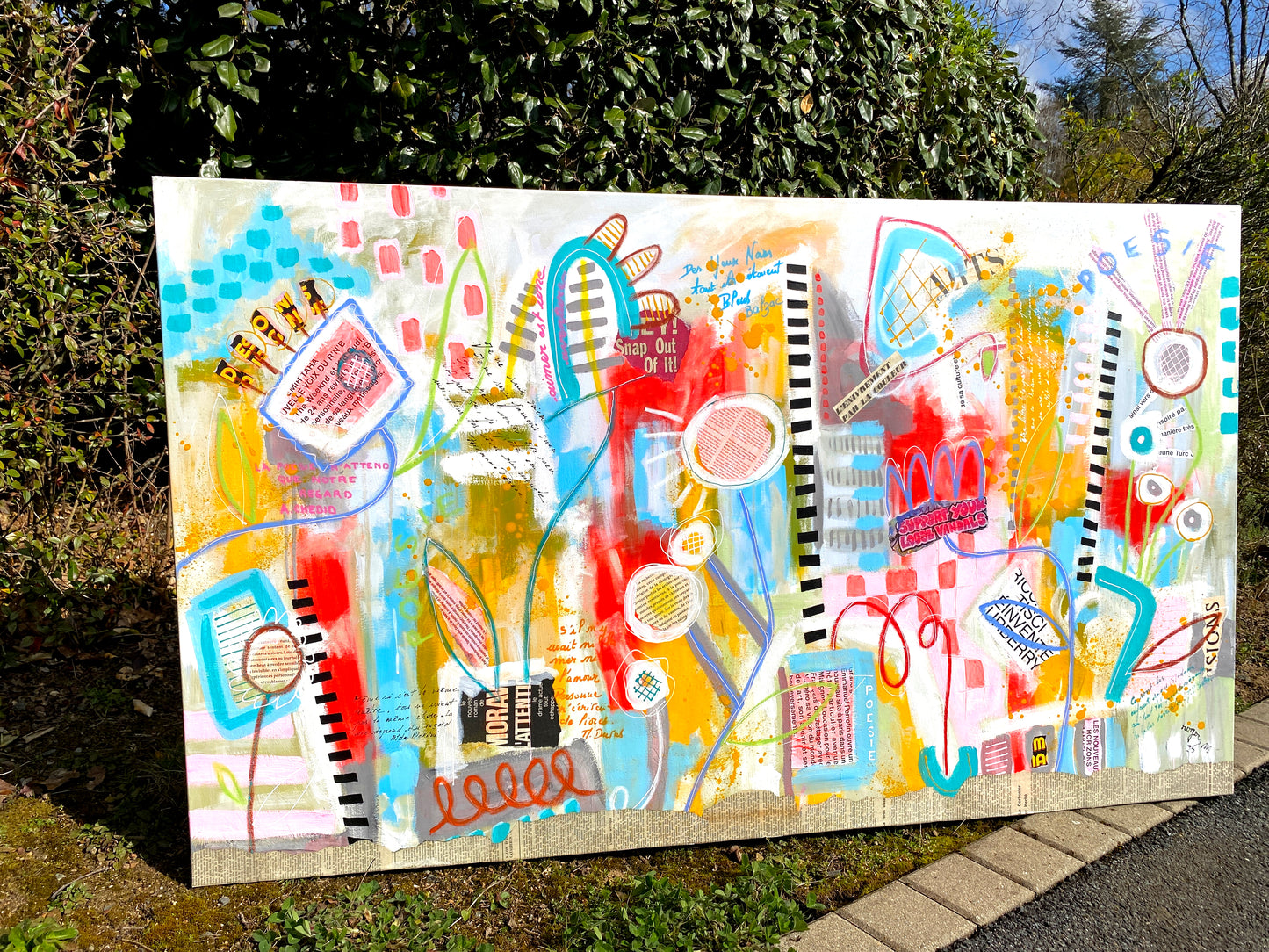 Le Jardin des Mots - 146 x 86 cm