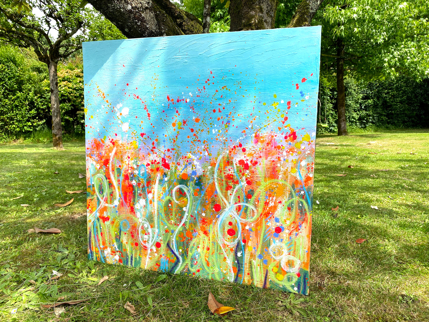 Petite Sieste au Paradis - 80 x 80 cm