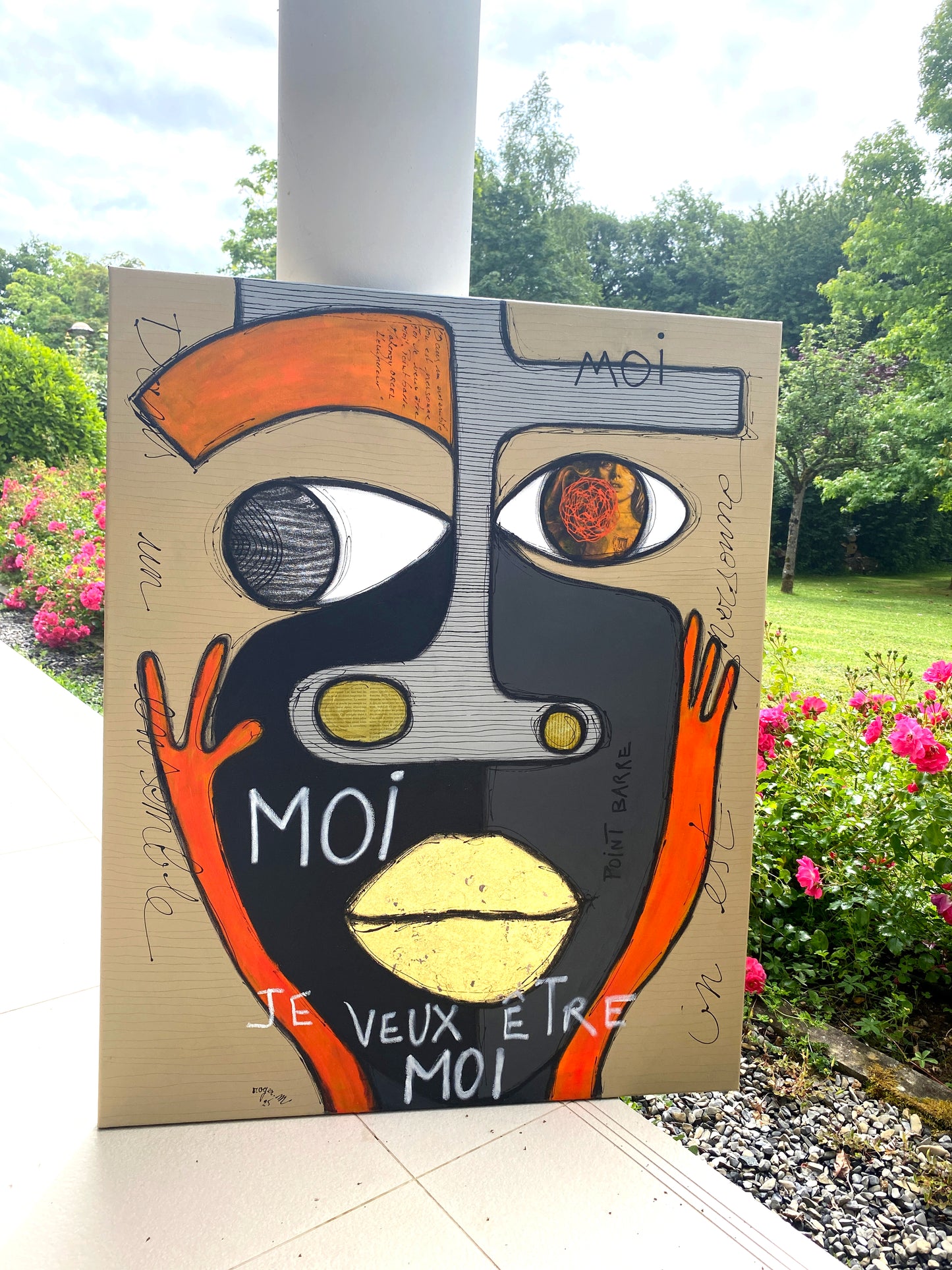 MOI, je veux être MOI - 100 x 81 cm