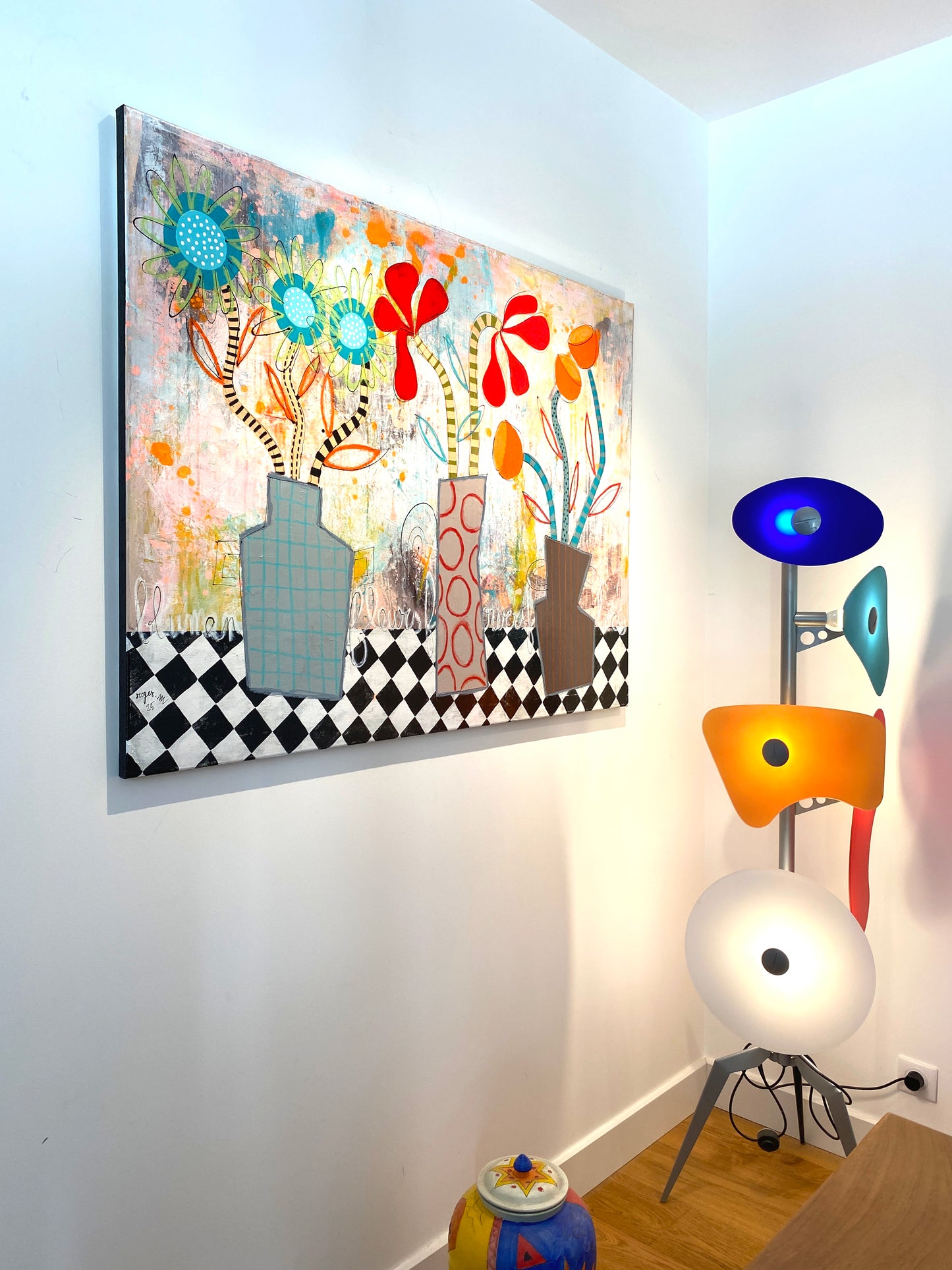 Les Trois Vases - 130 x 97 cm