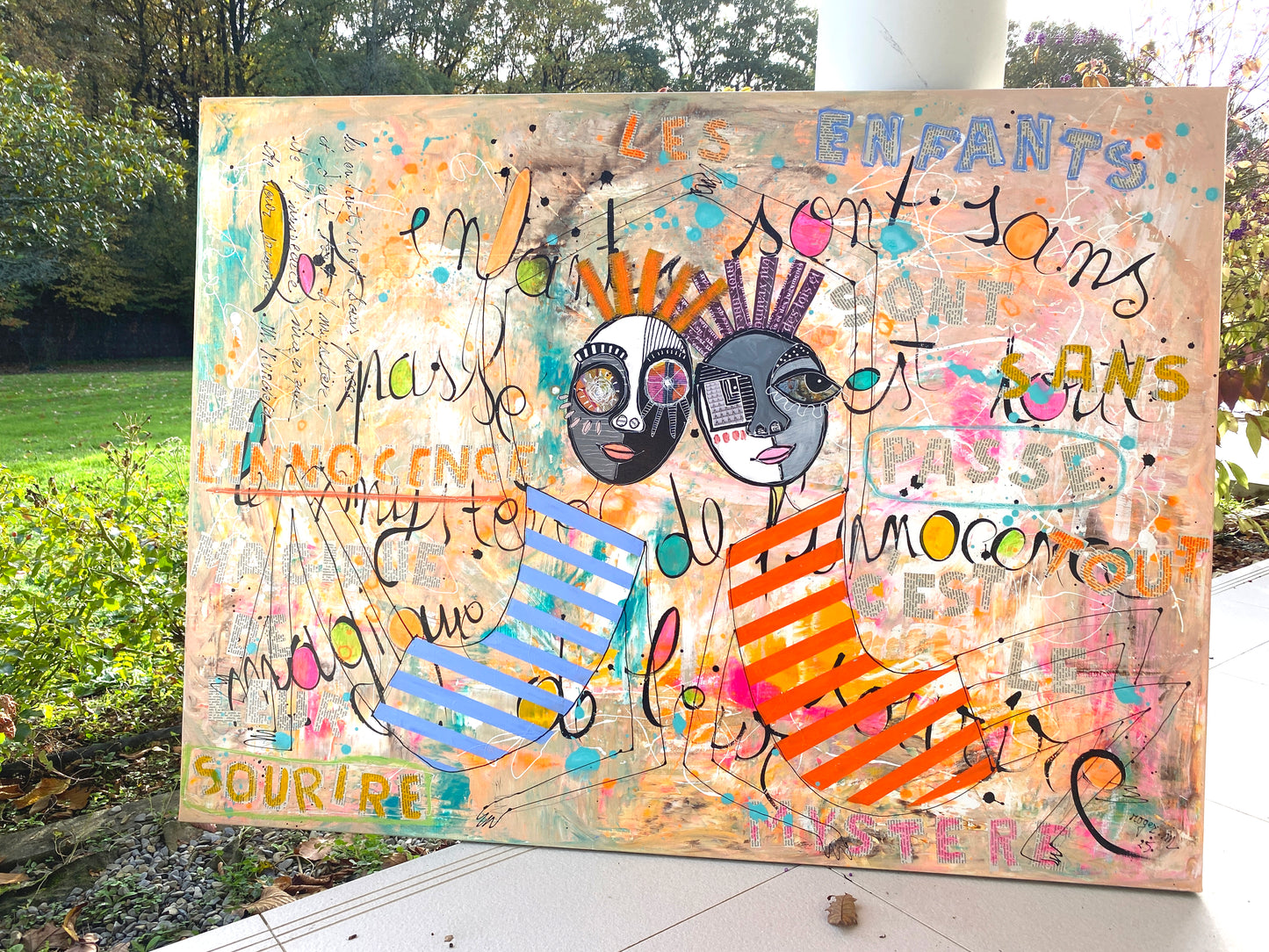 Les Enfants sans passé  - 130 x 97 cm