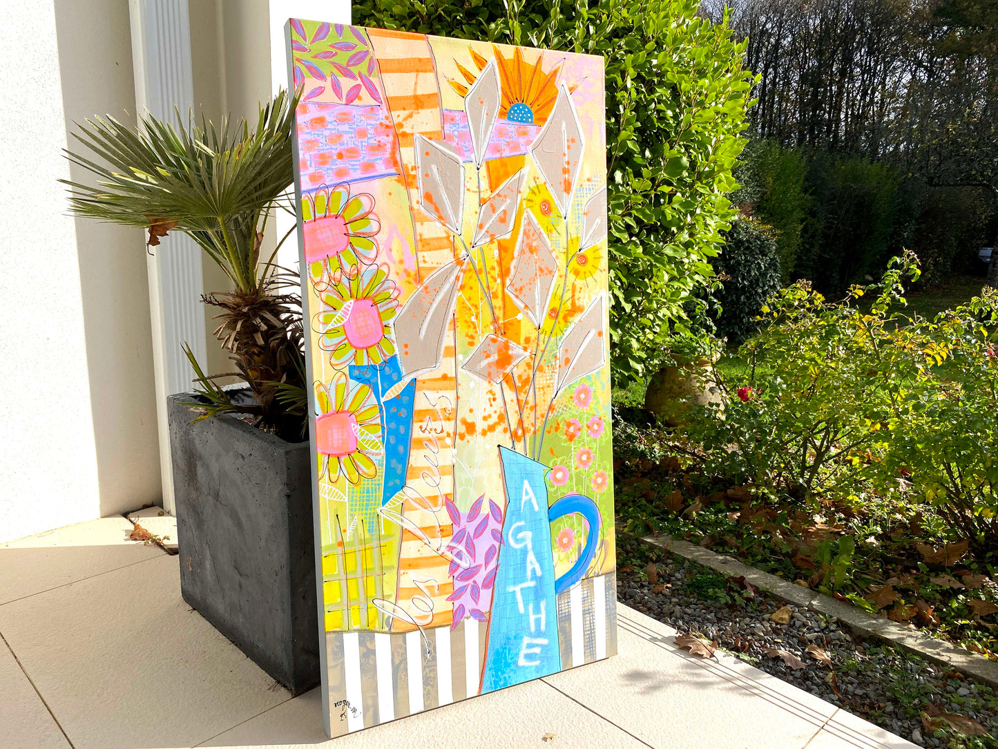 Les Fleurs d'Agathe - 100 x 50 cm