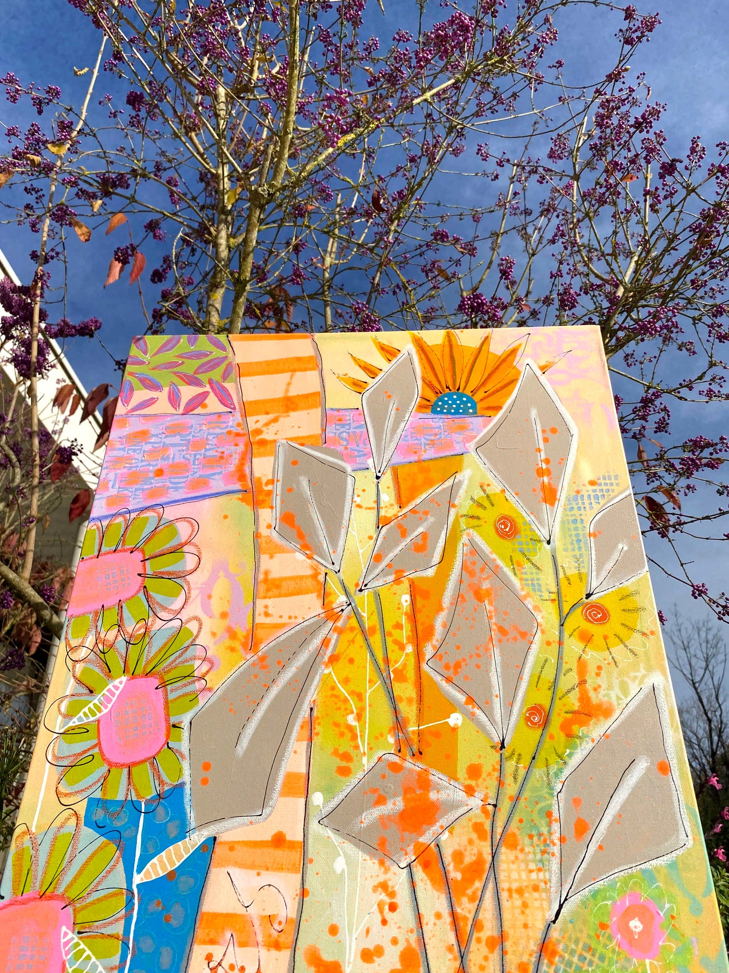 Les Fleurs d'Agathe - 100 x 50 cm