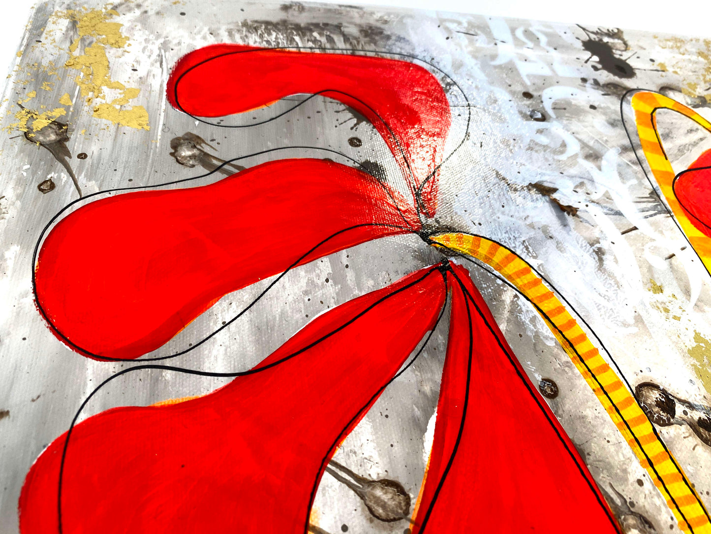 Rosée d'or sur le Balcon - 130 x 97 cm