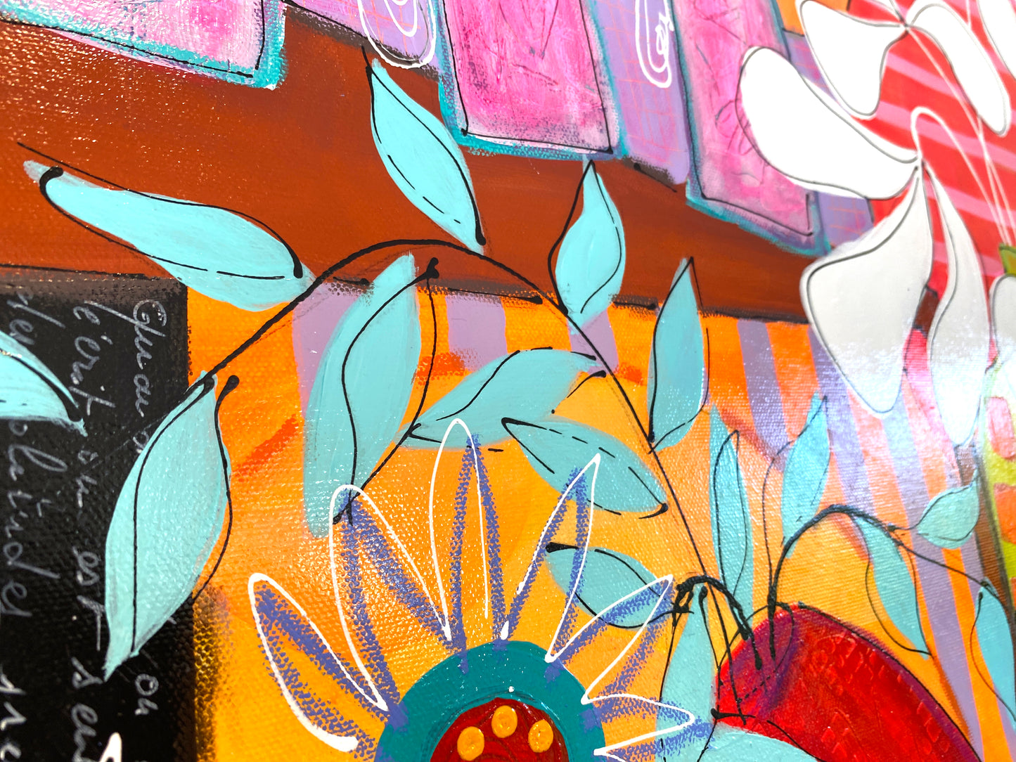 La Poésie des Fleurs -  100x50 cm