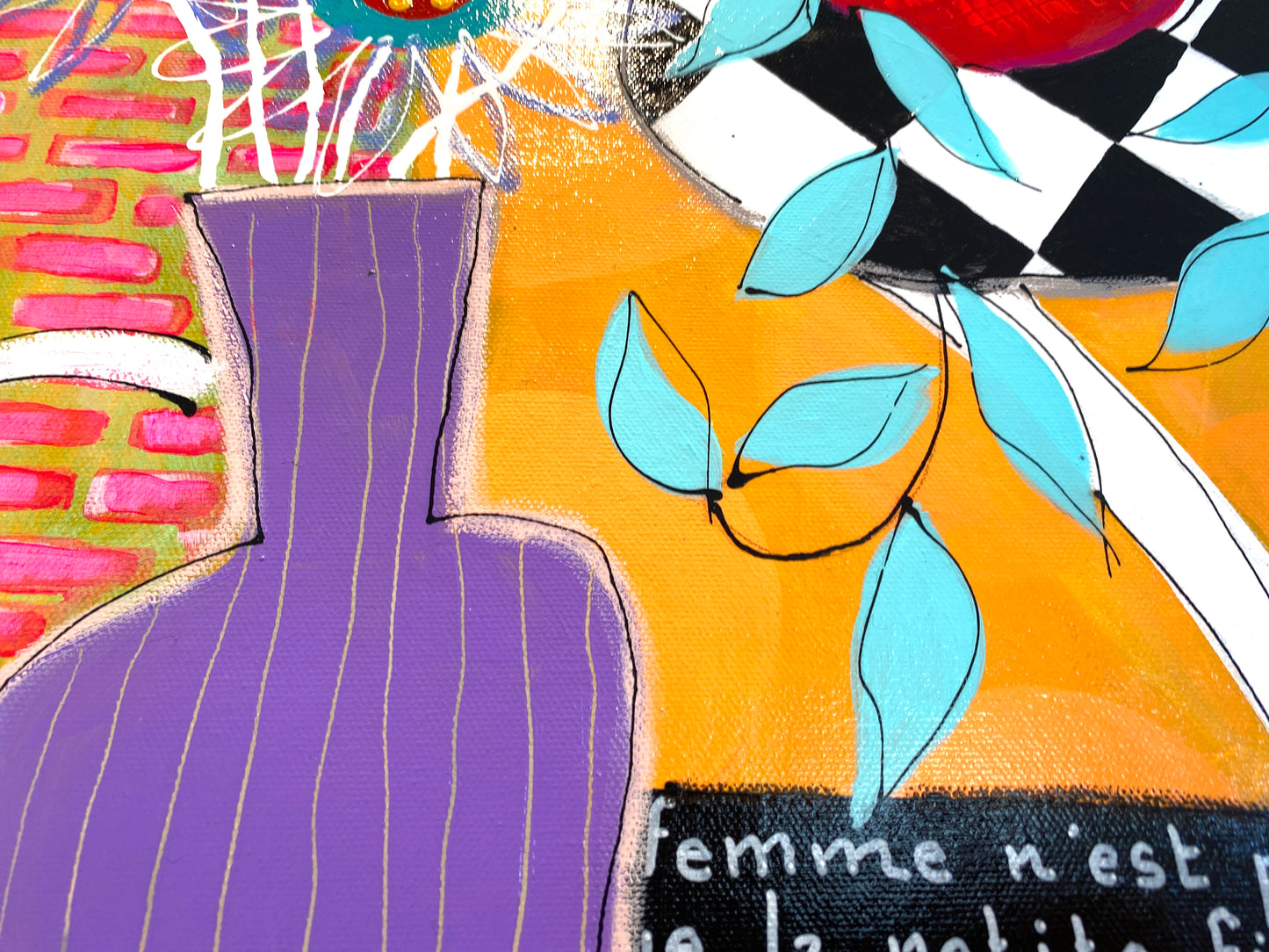 La Poésie des Fleurs -  100x50 cm