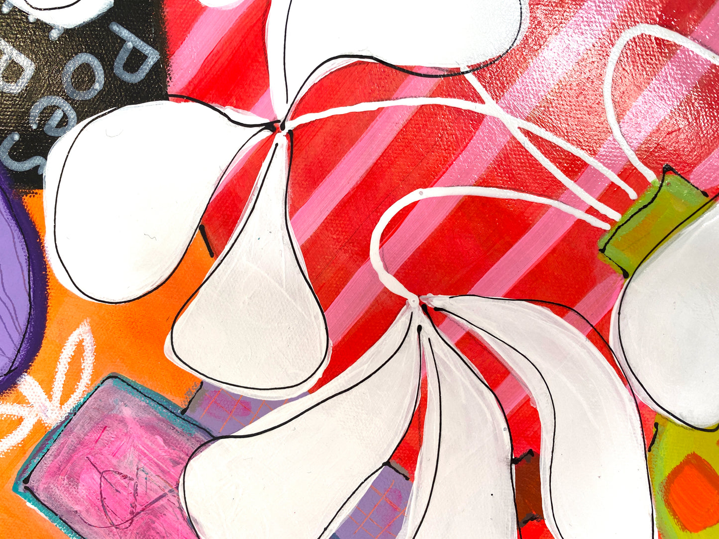 La Poésie des Fleurs -  100x50 cm