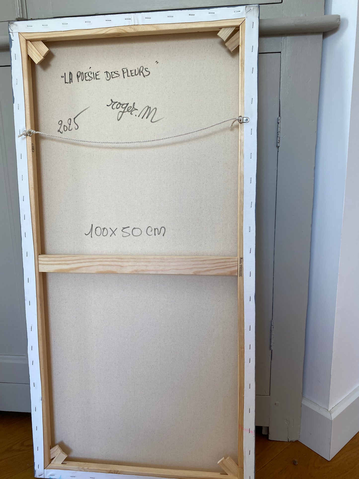 La Poésie des Fleurs -  100x50 cm