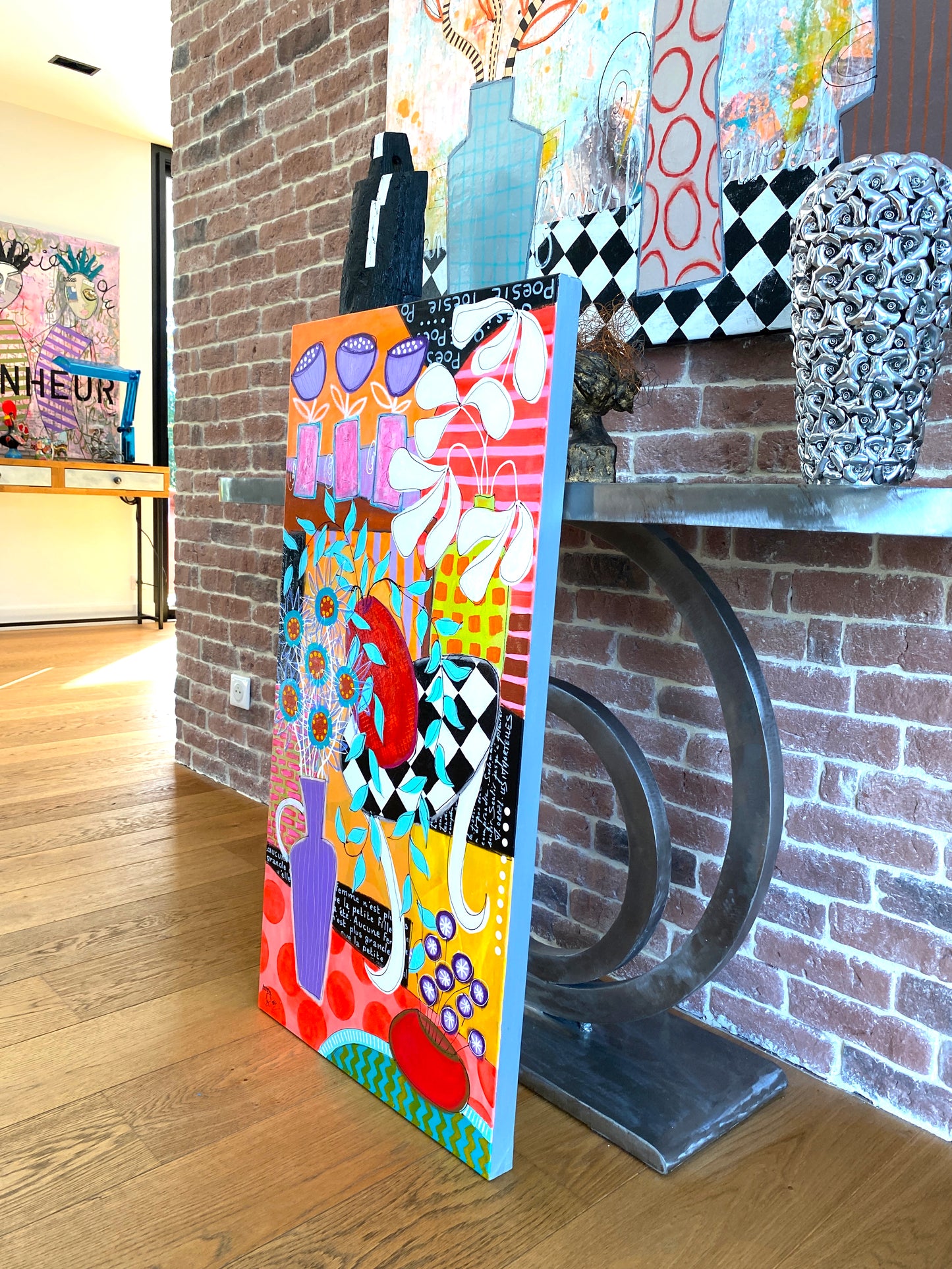 La Poésie des Fleurs -  100x50 cm