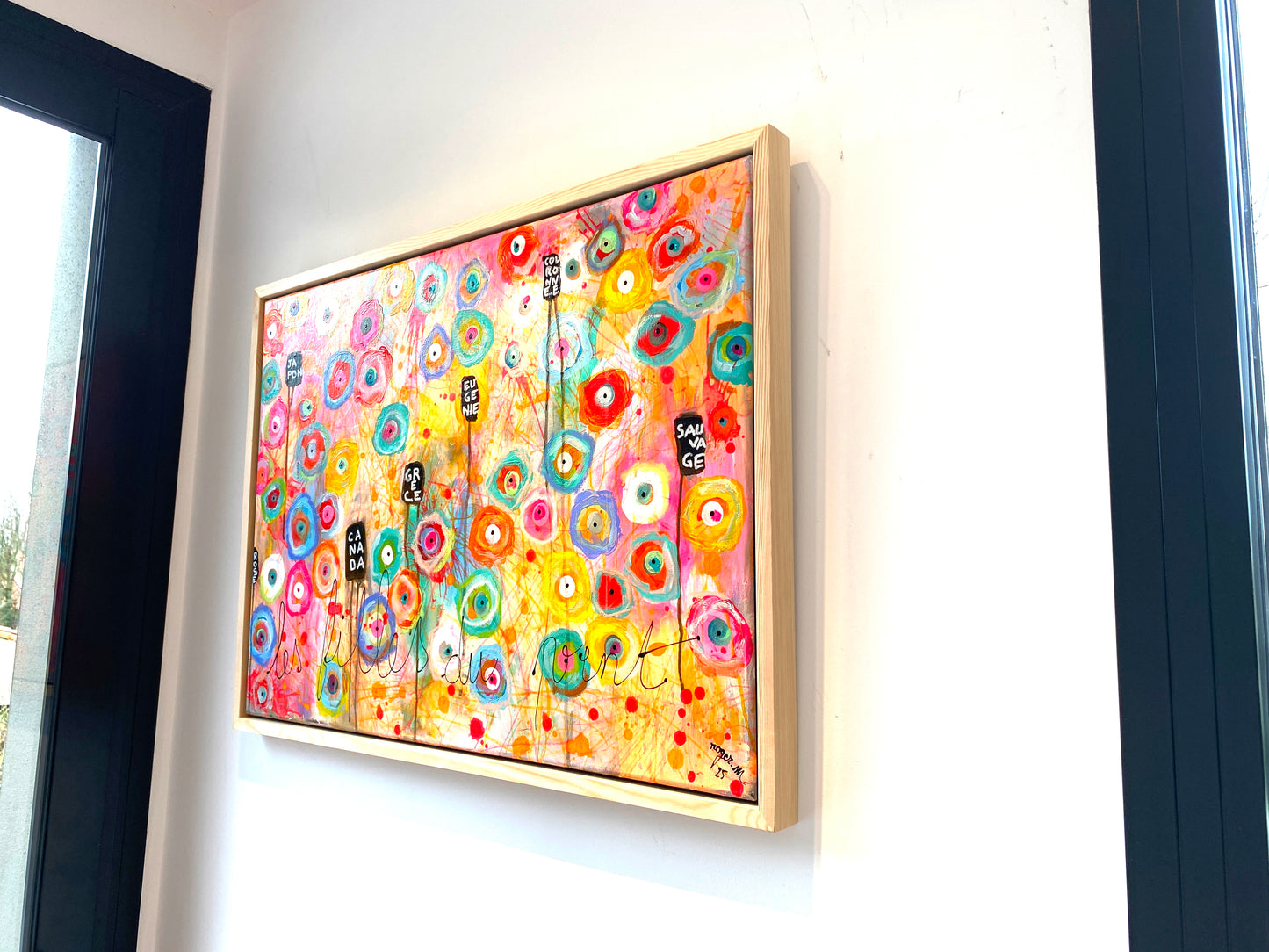 Anémones, les Filles du Vent - 70 x 50 cm