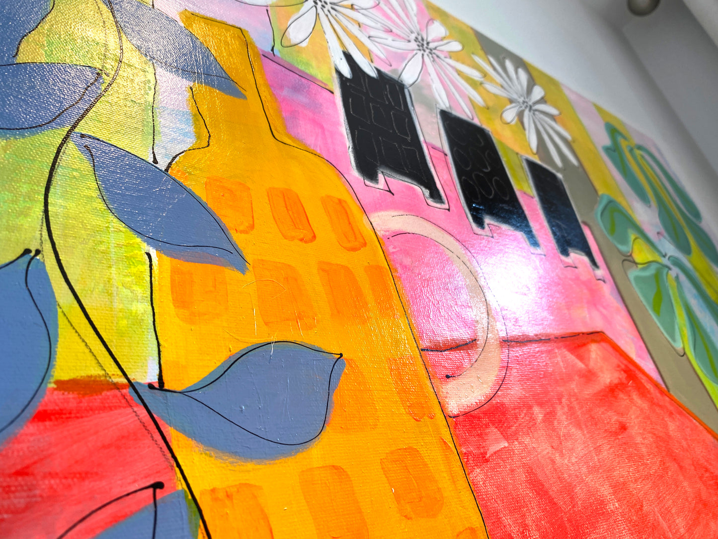 Le Balcon au Soleil - 130 x 97 cm