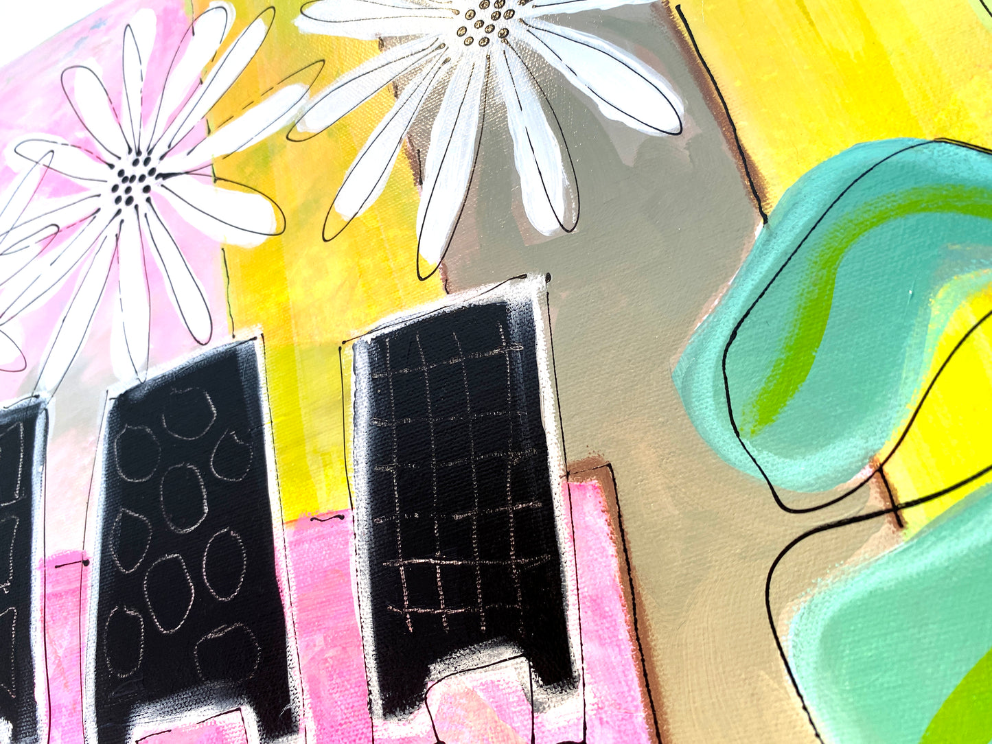 Le Balcon au Soleil - 130 x 97 cm