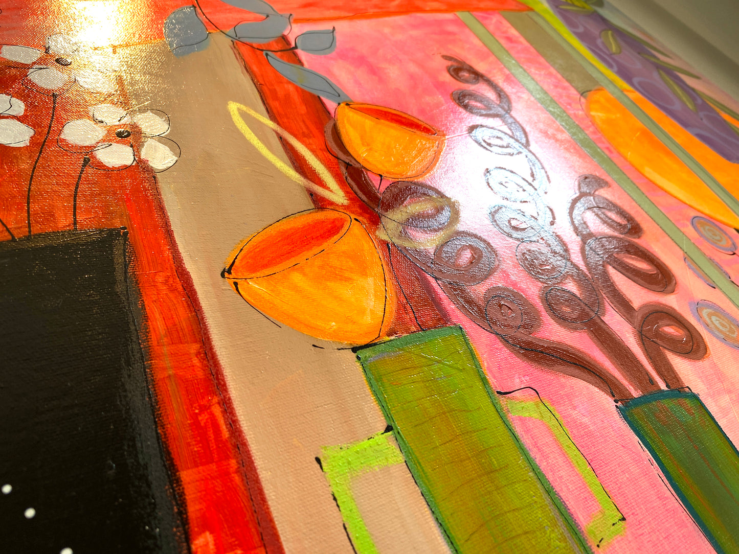 Le Balcon au Soleil - 130 x 97 cm