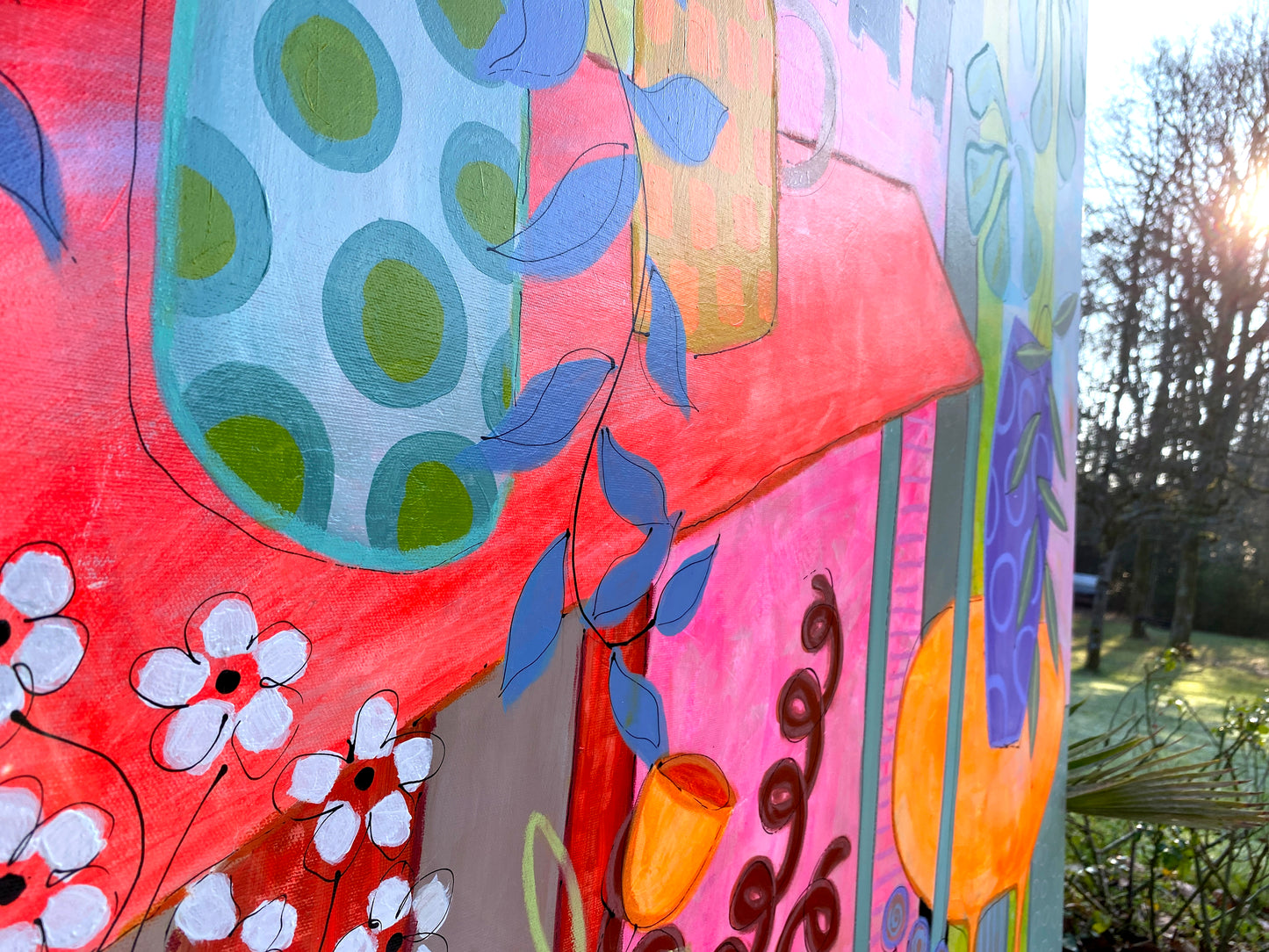 Le Balcon au Soleil - 130 x 97 cm