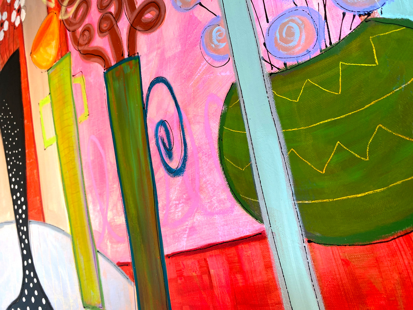 Le Balcon au Soleil - 130 x 97 cm