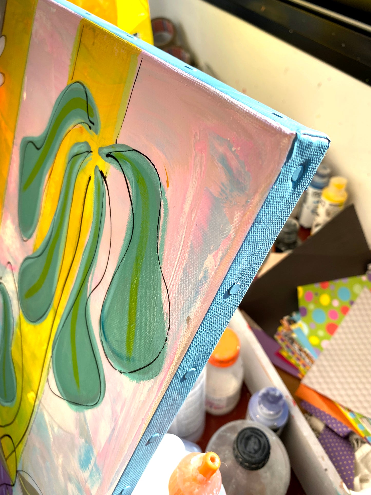 Le Balcon au Soleil - 130 x 97 cm