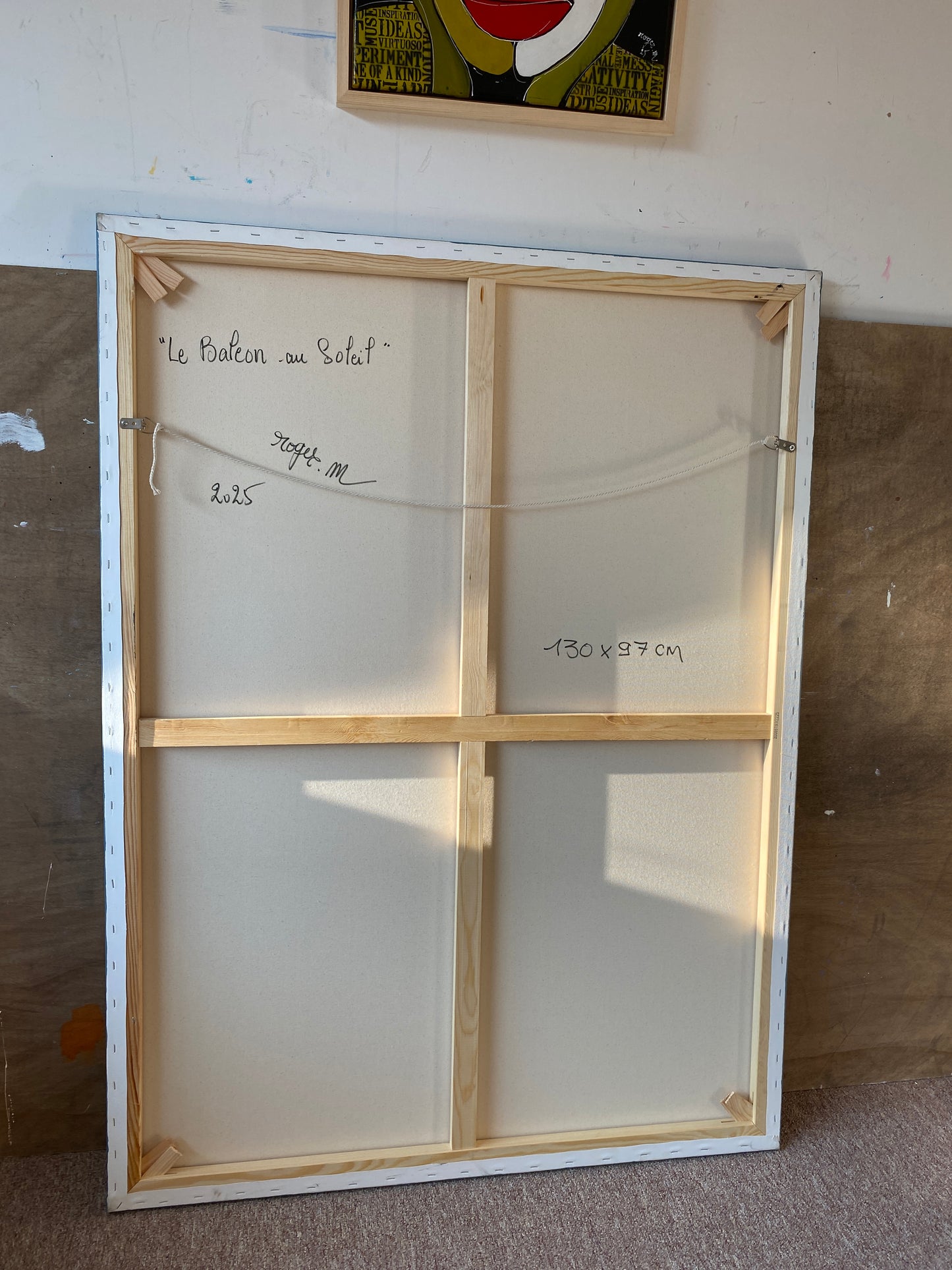 Le Balcon au Soleil - 130 x 97 cm