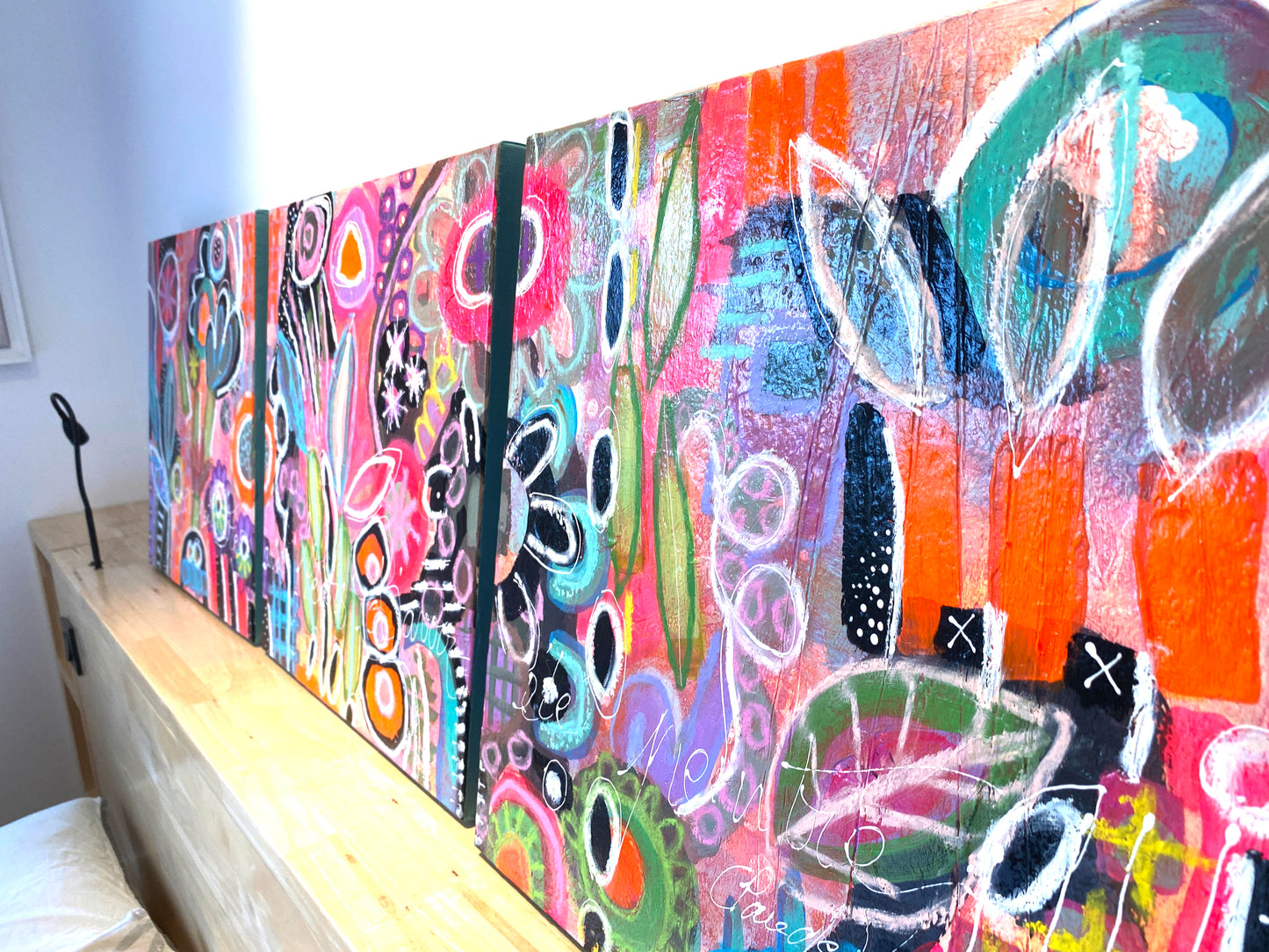 Les Fleurs du Peintre - 150 x 50 cm