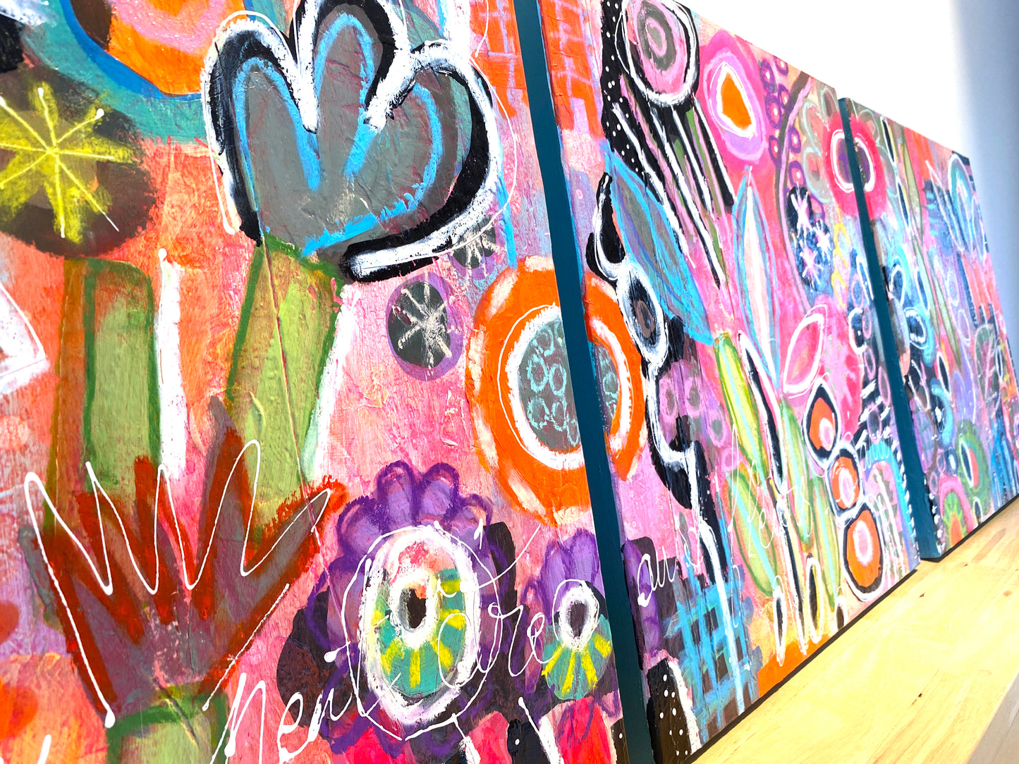 Les Fleurs du Peintre - 150 x 50 cm