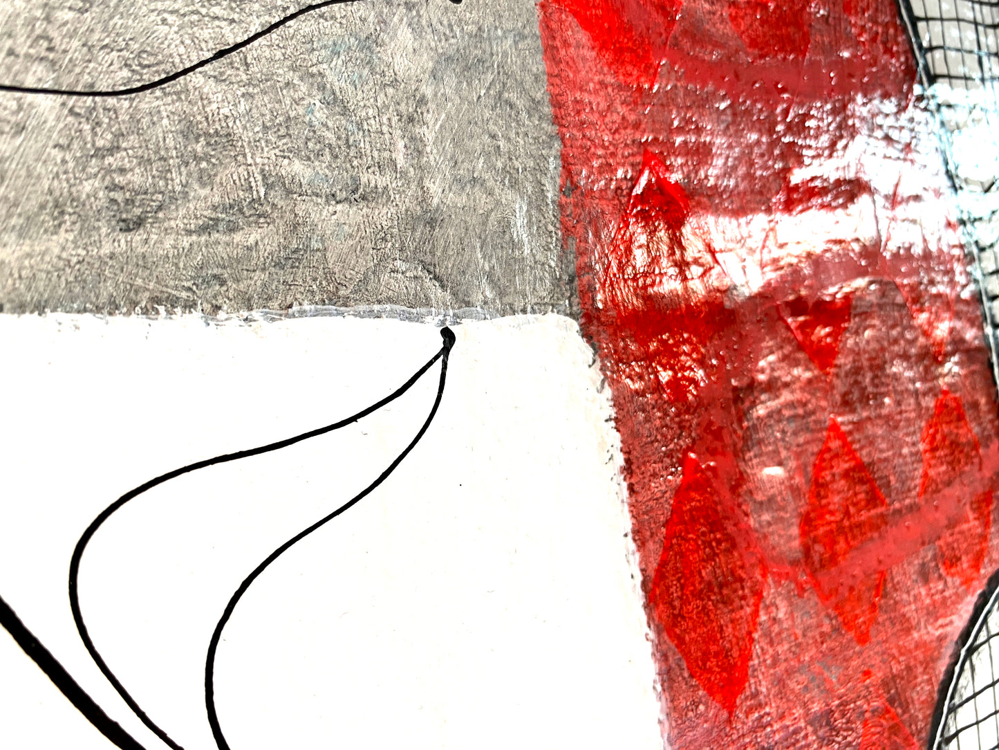 Patchwork et Fleurs - 100 x 65 cm