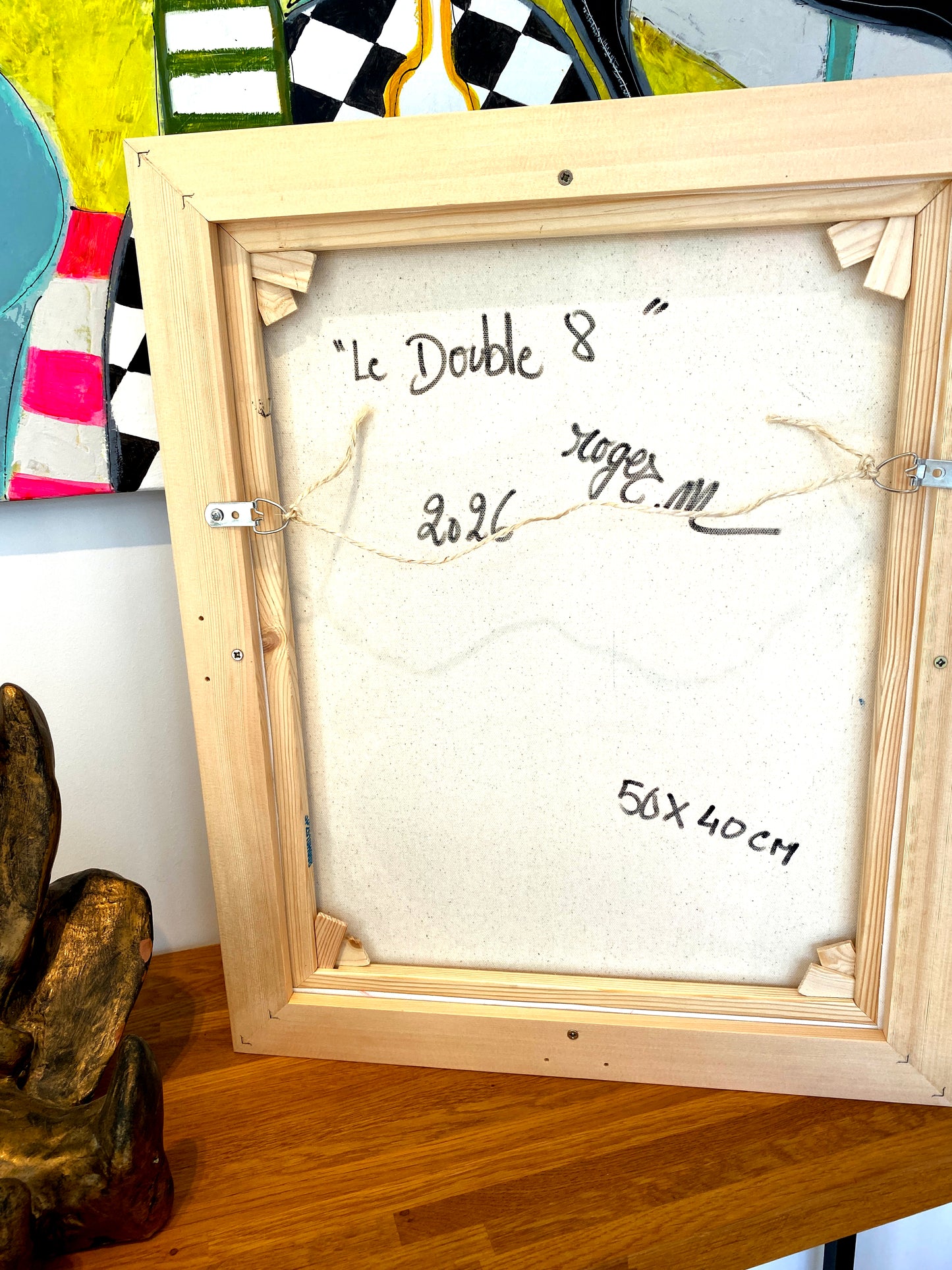 Le Double 8 - 50 x 40 cm