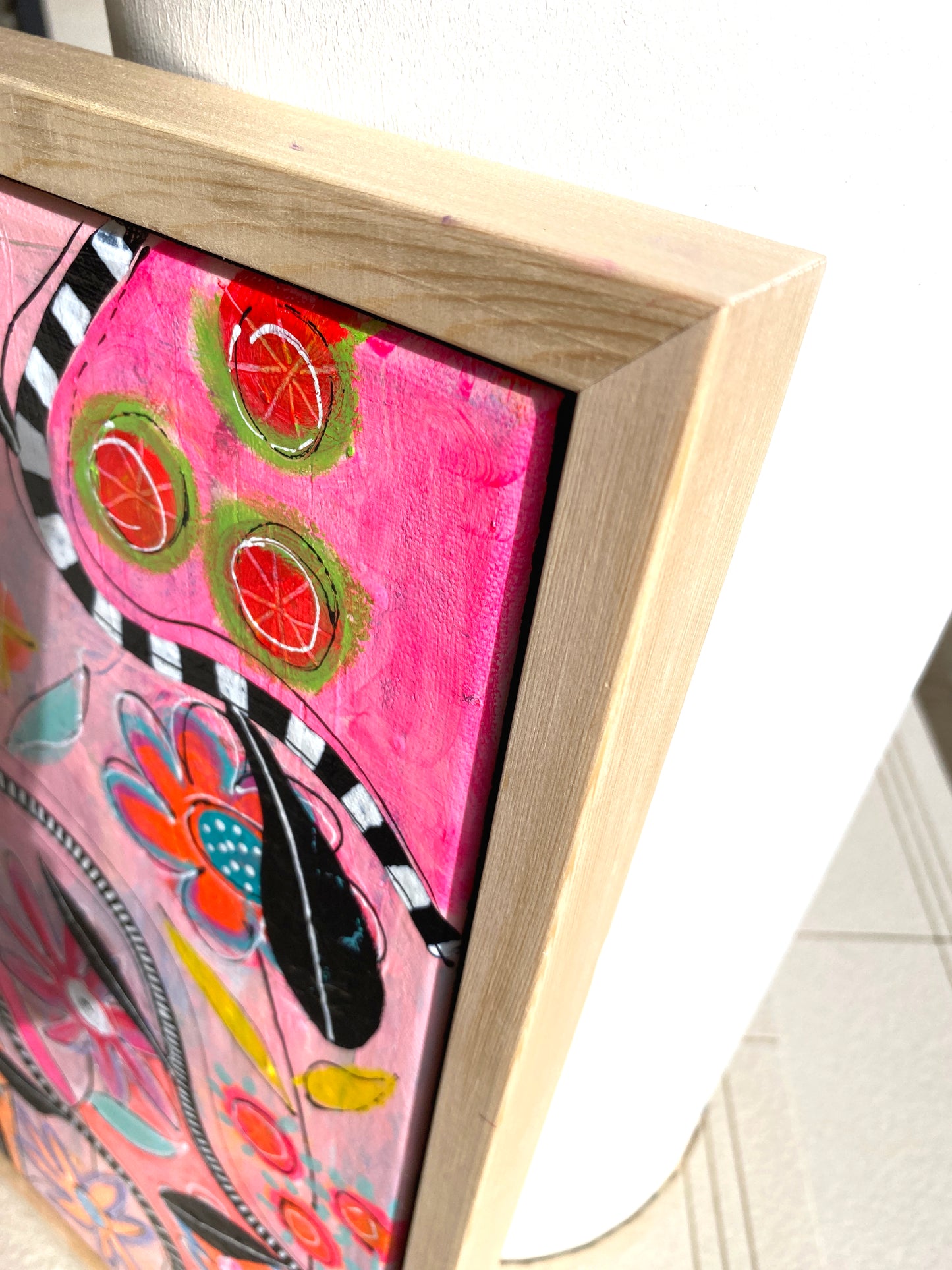 Le Labyrinthe aux Fleurs - 50 x 40 cm