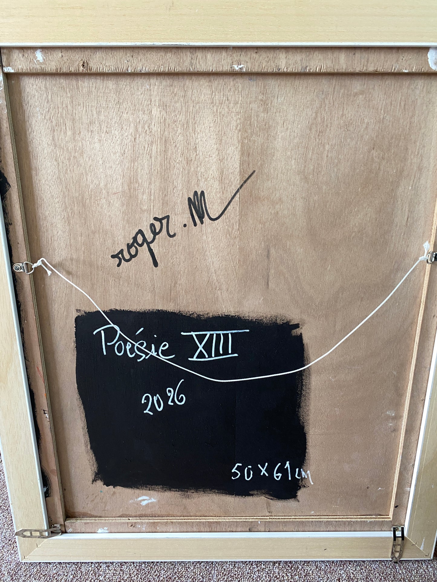 Poésie XIII - 61 x 50 cm