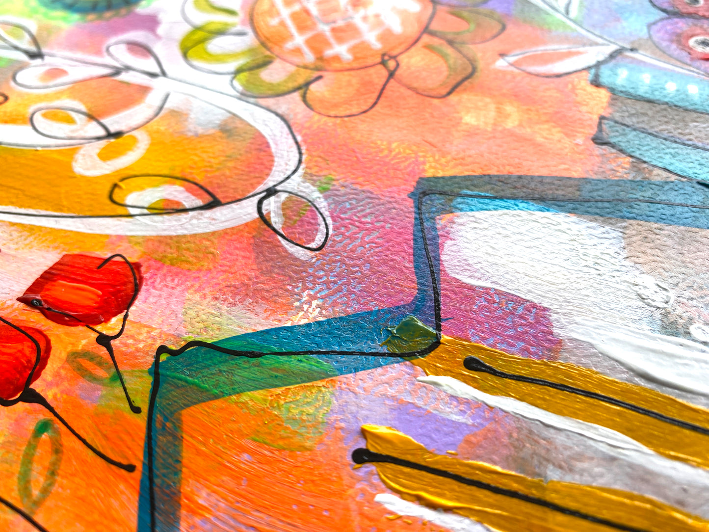 Rectangle Fleuri 1 - 18 x 27 cm