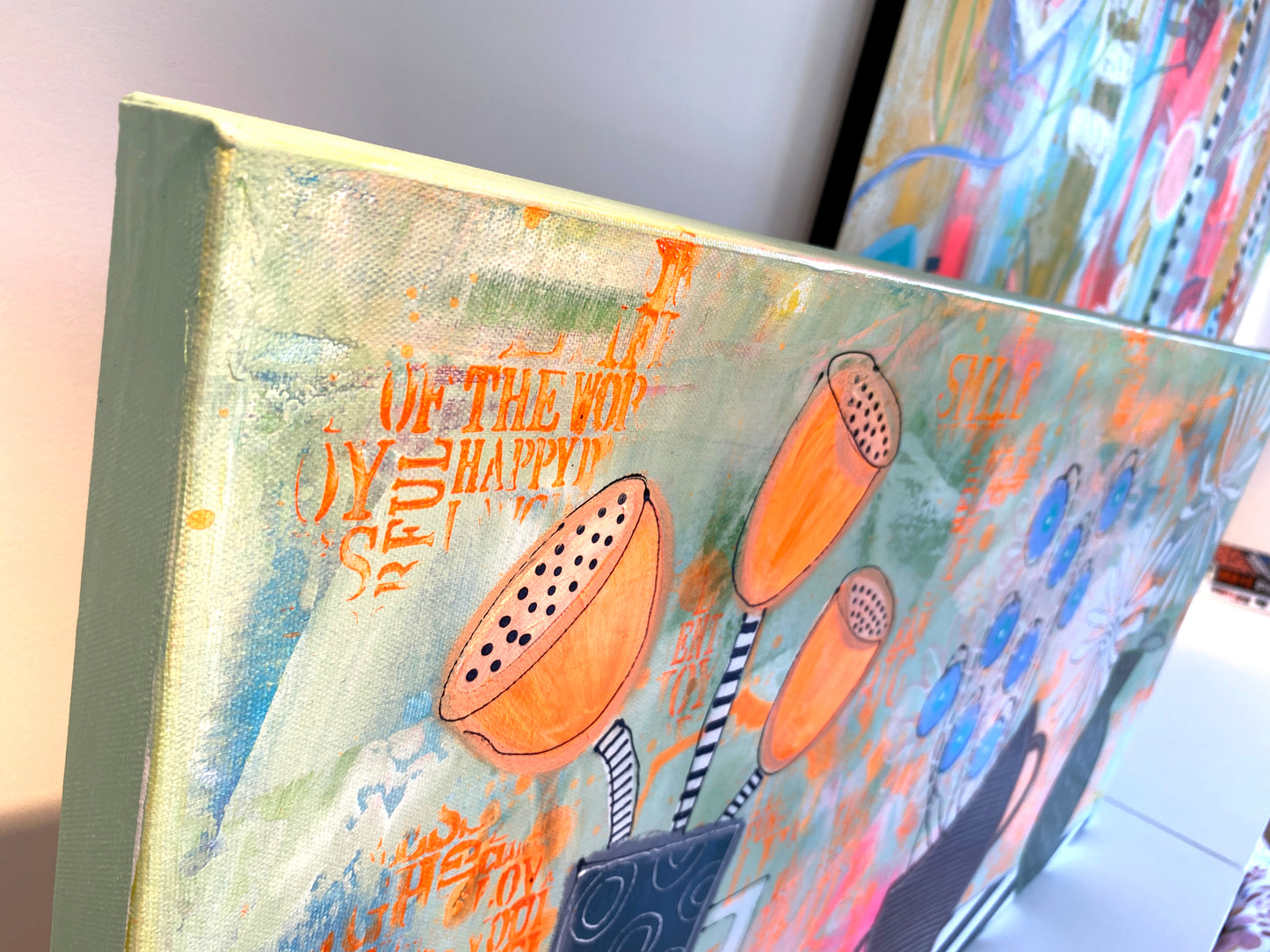 Floral Trio - 100 x 50 cm