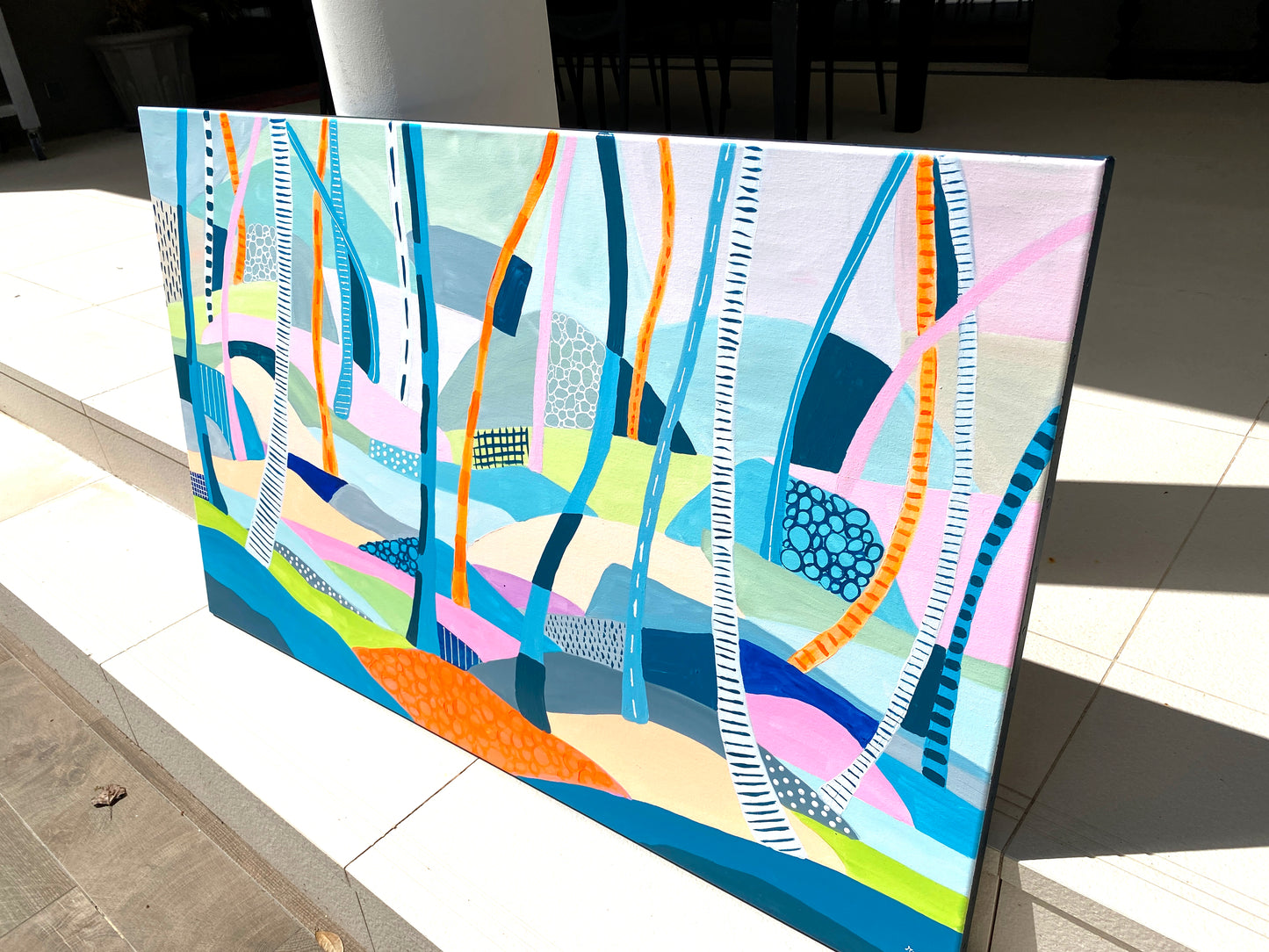 Trees by the Sea - 116 x 73 cm