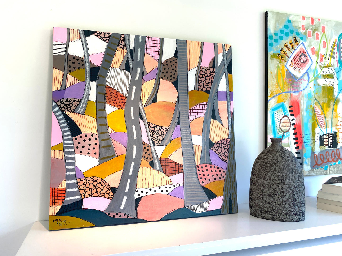 Fragments of Undergrowth - 80 x 80 cm