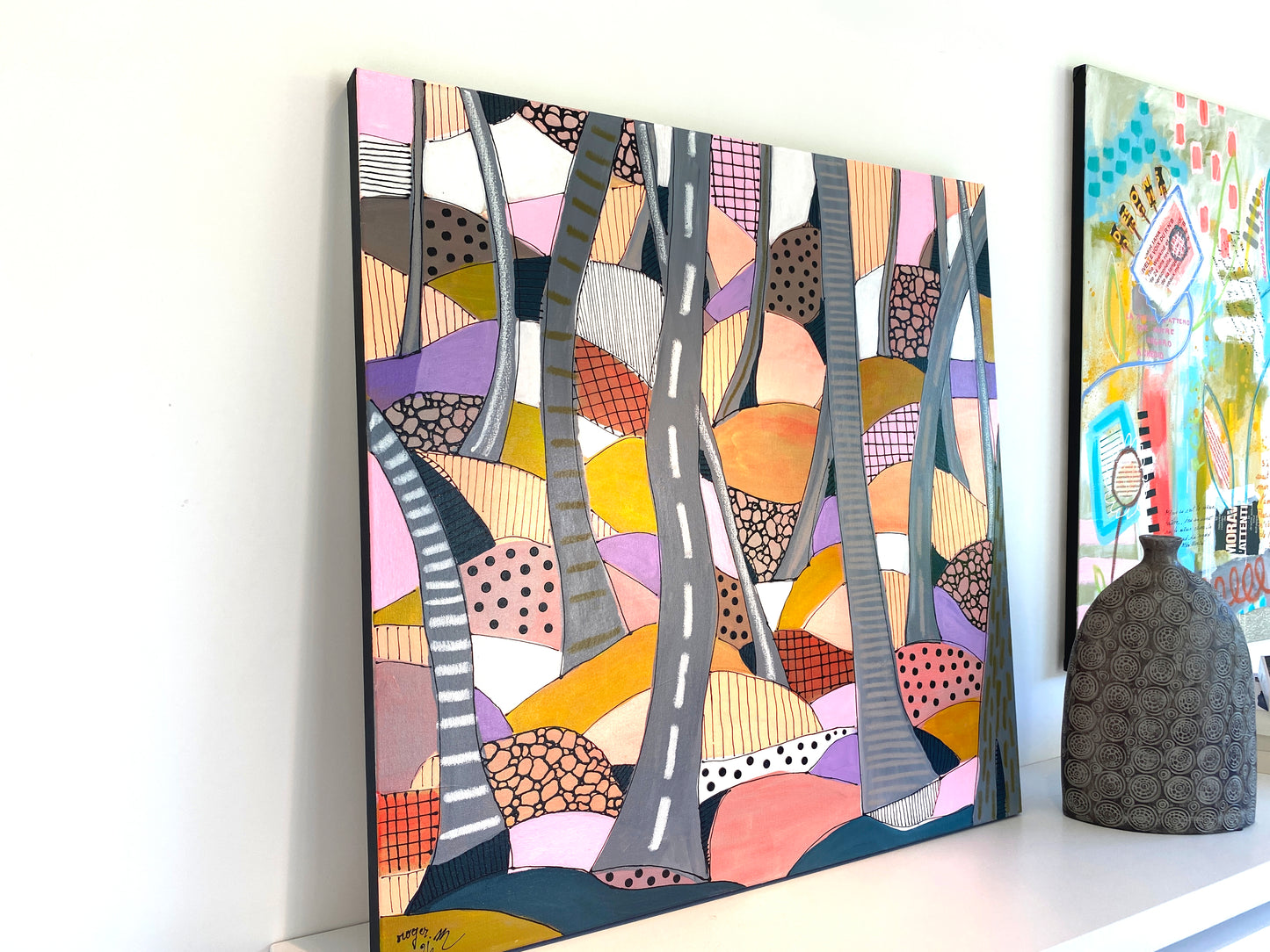 Fragments of Undergrowth - 80 x 80 cm