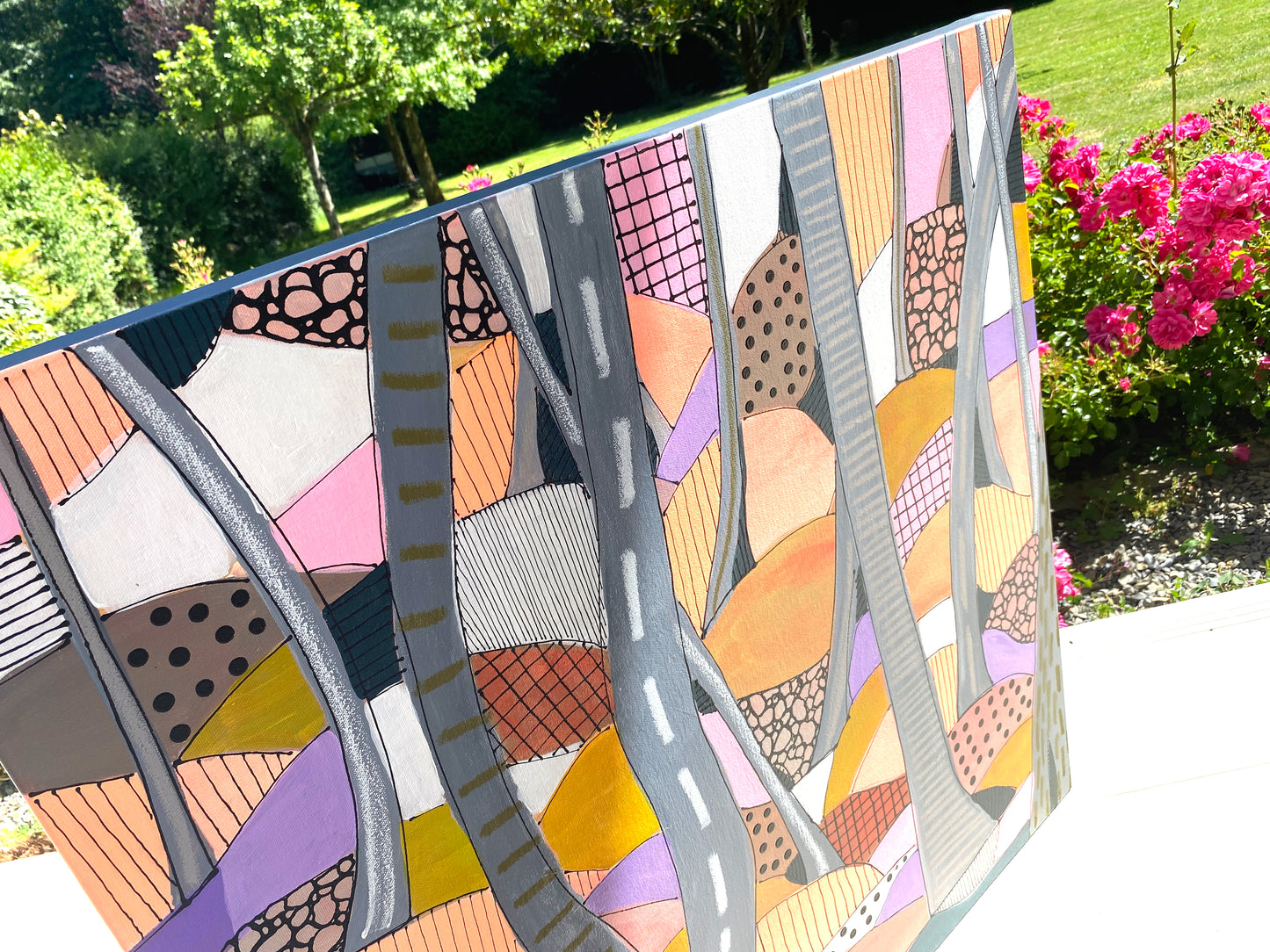Fragments of Undergrowth - 80 x 80 cm