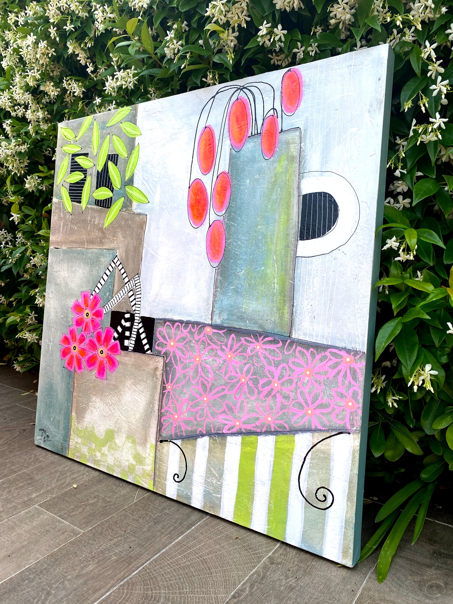 Poetic Abstraction - 80 x 80 cm