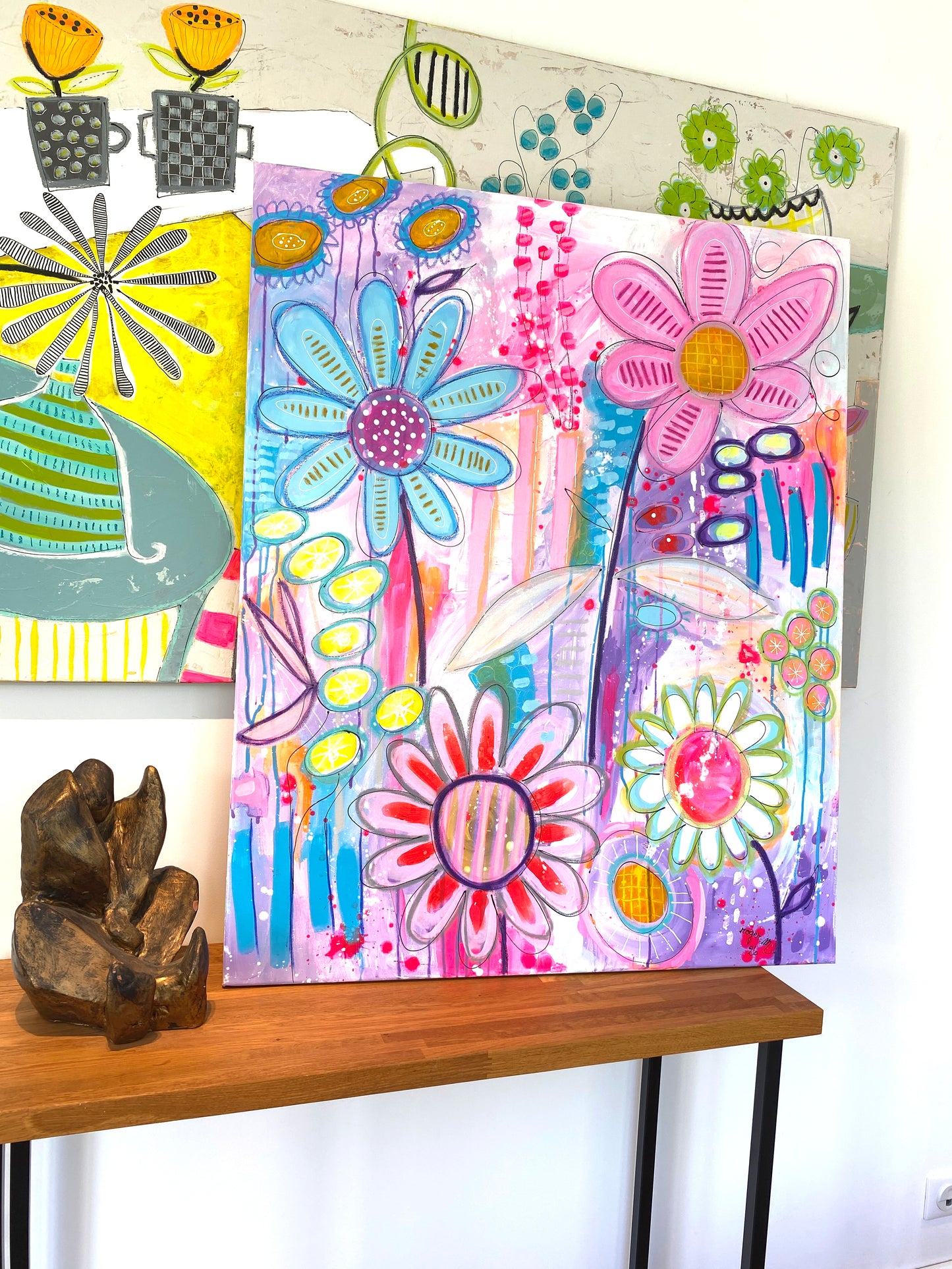 The Daisies of My Childhood - 100 x 81 cm