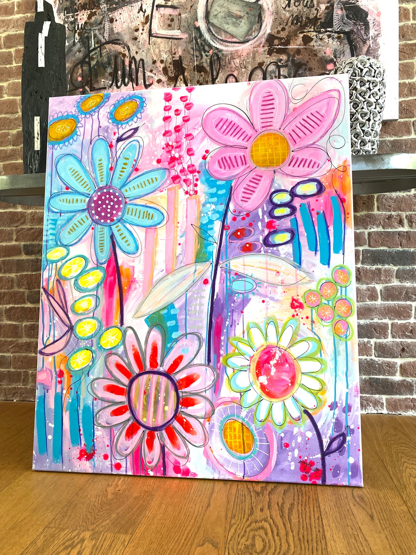 The Daisies of My Childhood - 100 x 81 cm