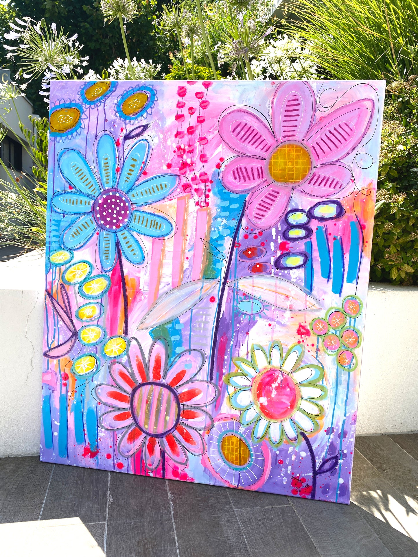 The Daisies of My Childhood - 100 x 81 cm